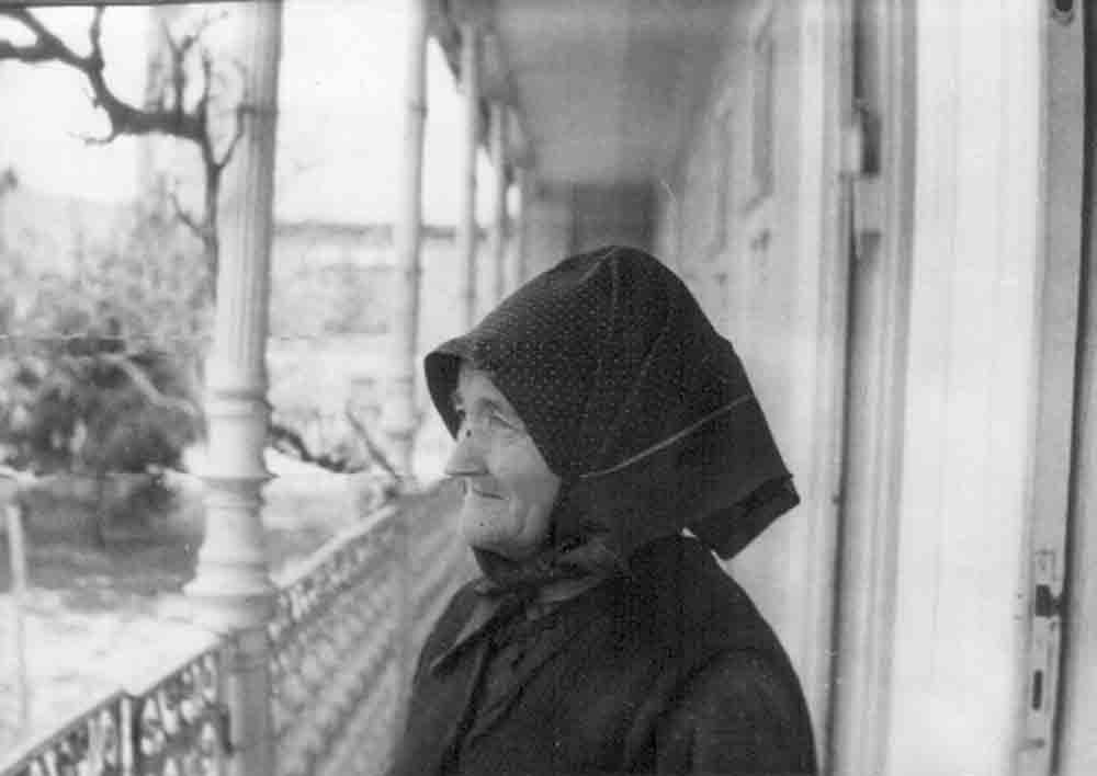 Idős asszony hajviselete 1971 (Rippl-Rónai Múzeum CC BY-NC-ND)