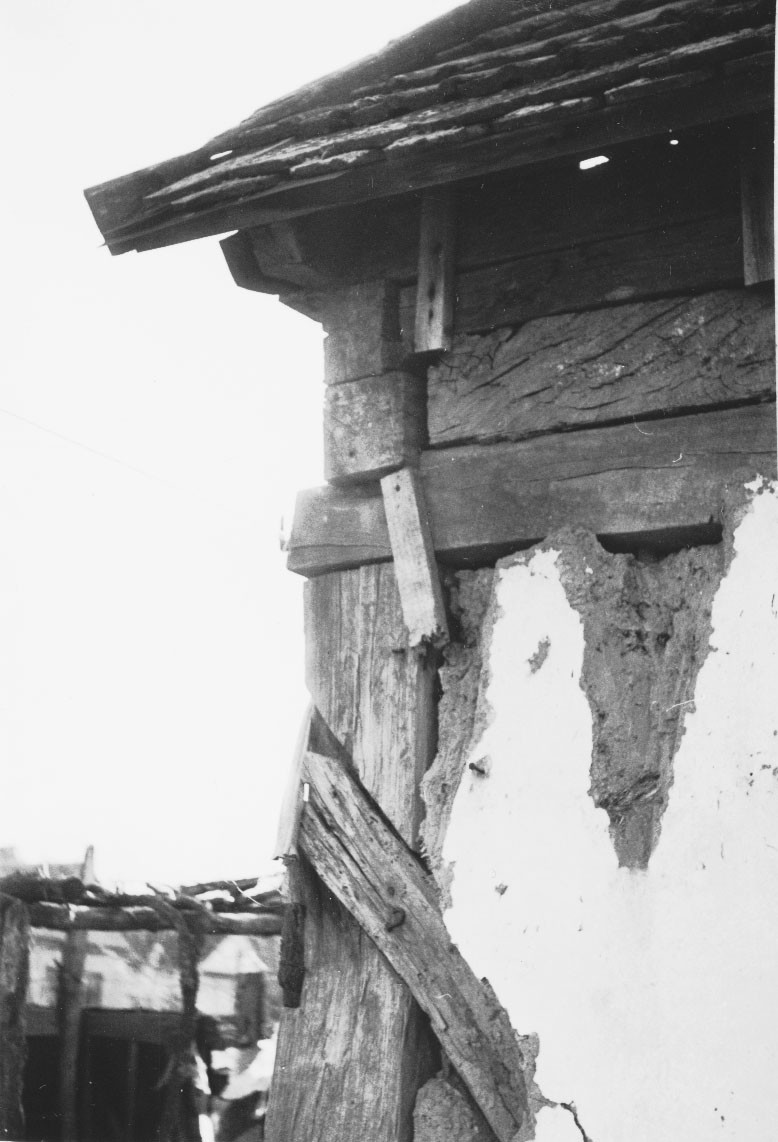 Istálló és pajta fala özvegy Bakó Józsefné telkén (Rippl-Rónai Múzeum CC BY-NC-ND)