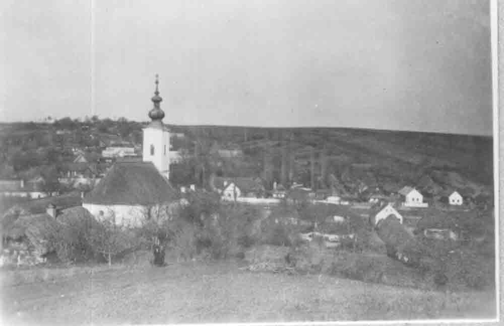Szenna látképe a református templommal nyugatról (Rippl-Rónai Múzeum CC BY-NC-ND)