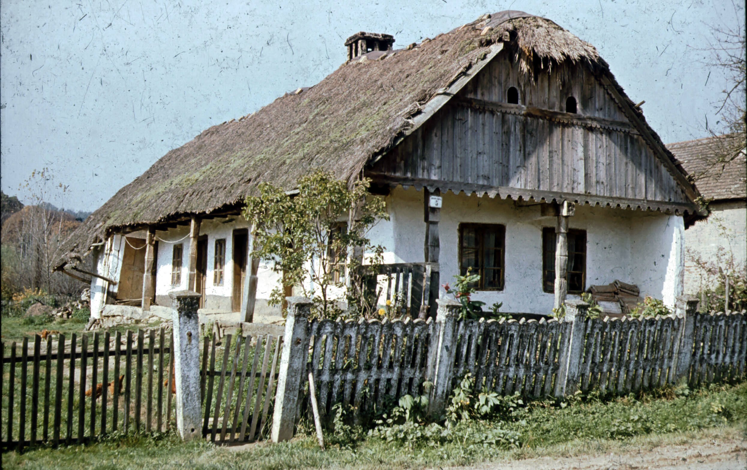 Szennai lakóház "fé faros" tetővel (Rippl-Rónai Múzeum CC BY-NC-ND)