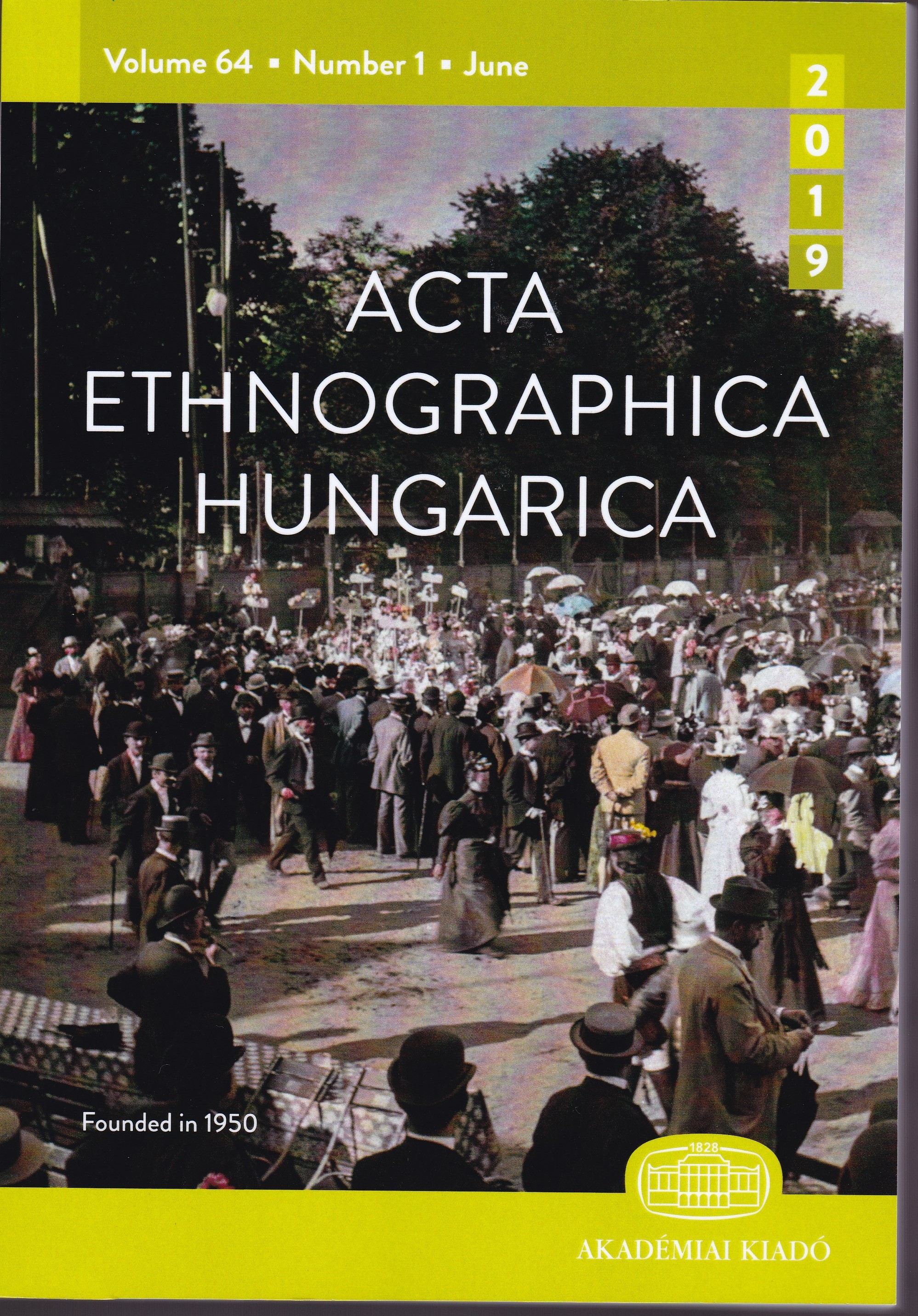 Acta Ethnographica Hungarica 2019/64. évfolyam 1. sz (Rippl-Rónai Múzeum CC BY-NC-ND)