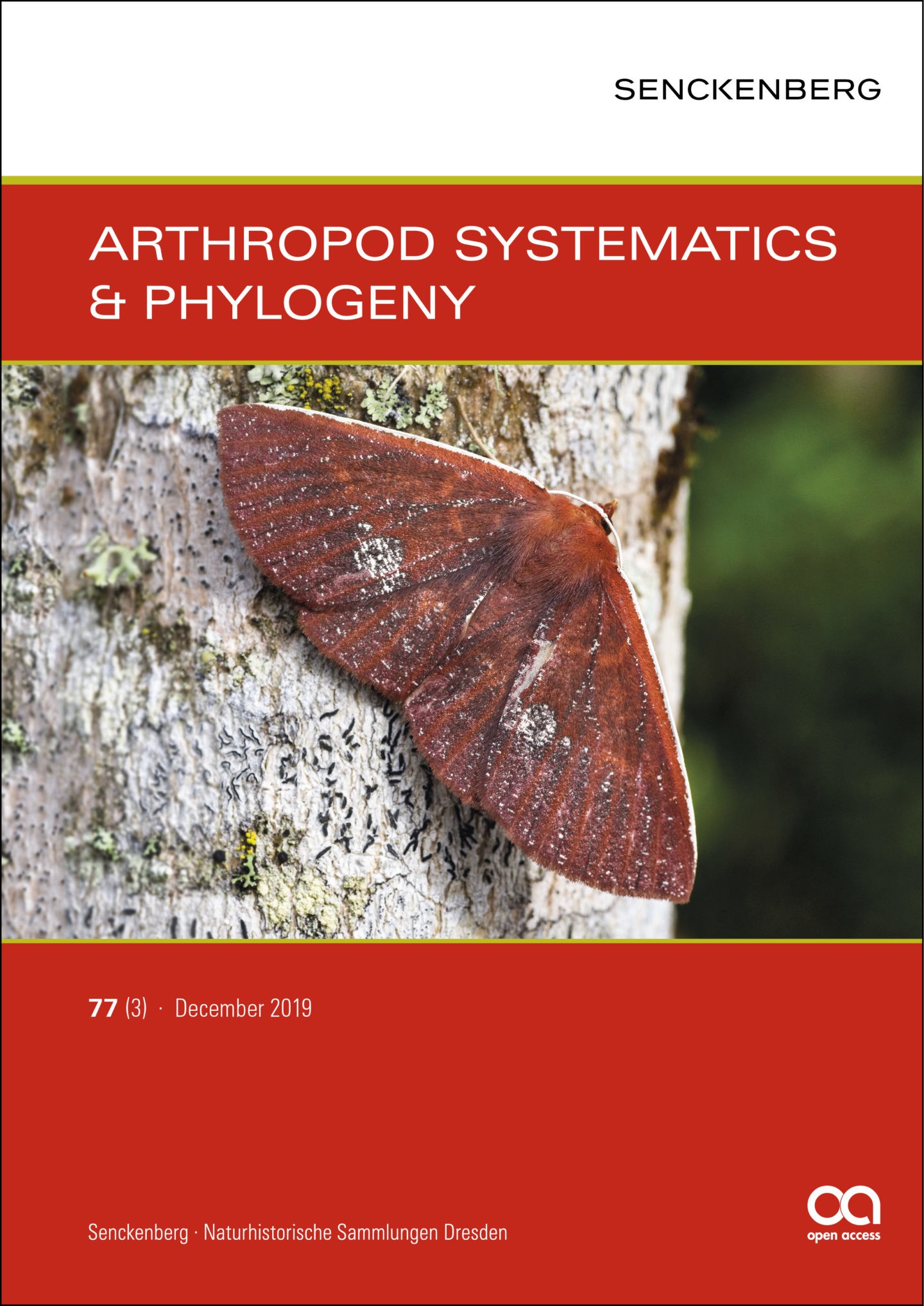 Arthropod Systematics & Phylogeny 2019/77. évf. 3. szám (Rippl-Rónai Múzeum CC BY-NC-ND)