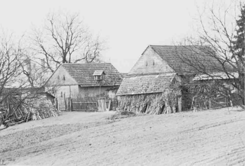 Bélavári útra merőleges istállós pajták a falu végén (Rippl-Rónai Múzeum CC BY-NC-ND)