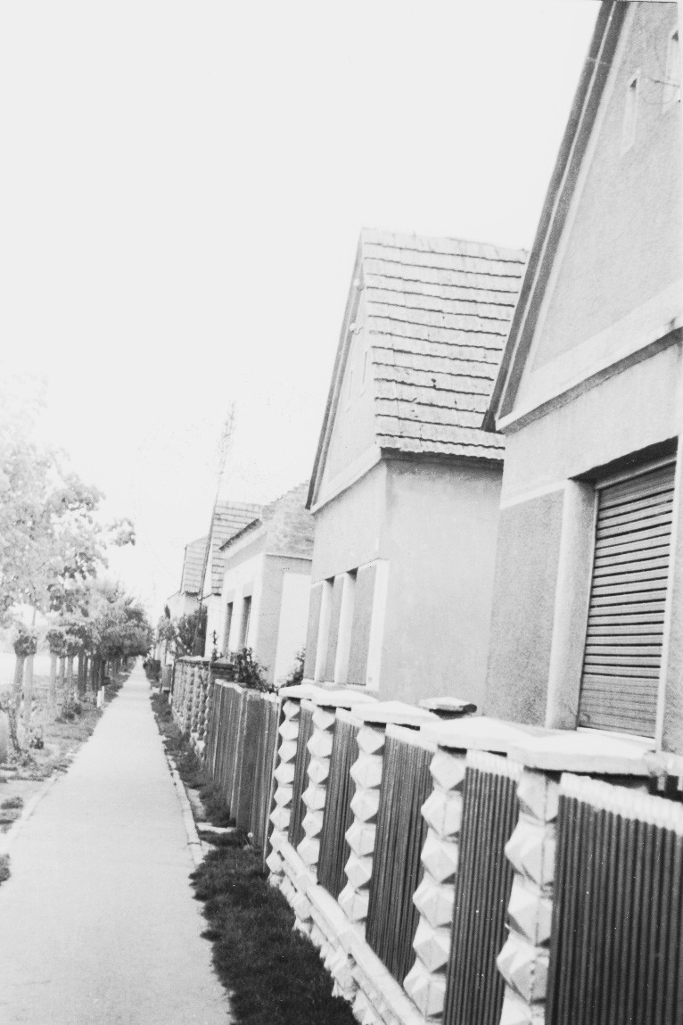 Házoromfalak a /Petőfi/ Fő utca 100. sz. háztól lefelé (Rippl-Rónai Múzeum CC BY-NC-ND)