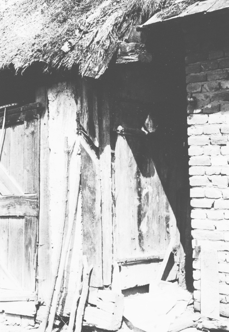 Istállós pajta részlet a pajtából, a ház felé eső oldal talpazata (Rippl-Rónai Múzeum CC BY-NC-ND)