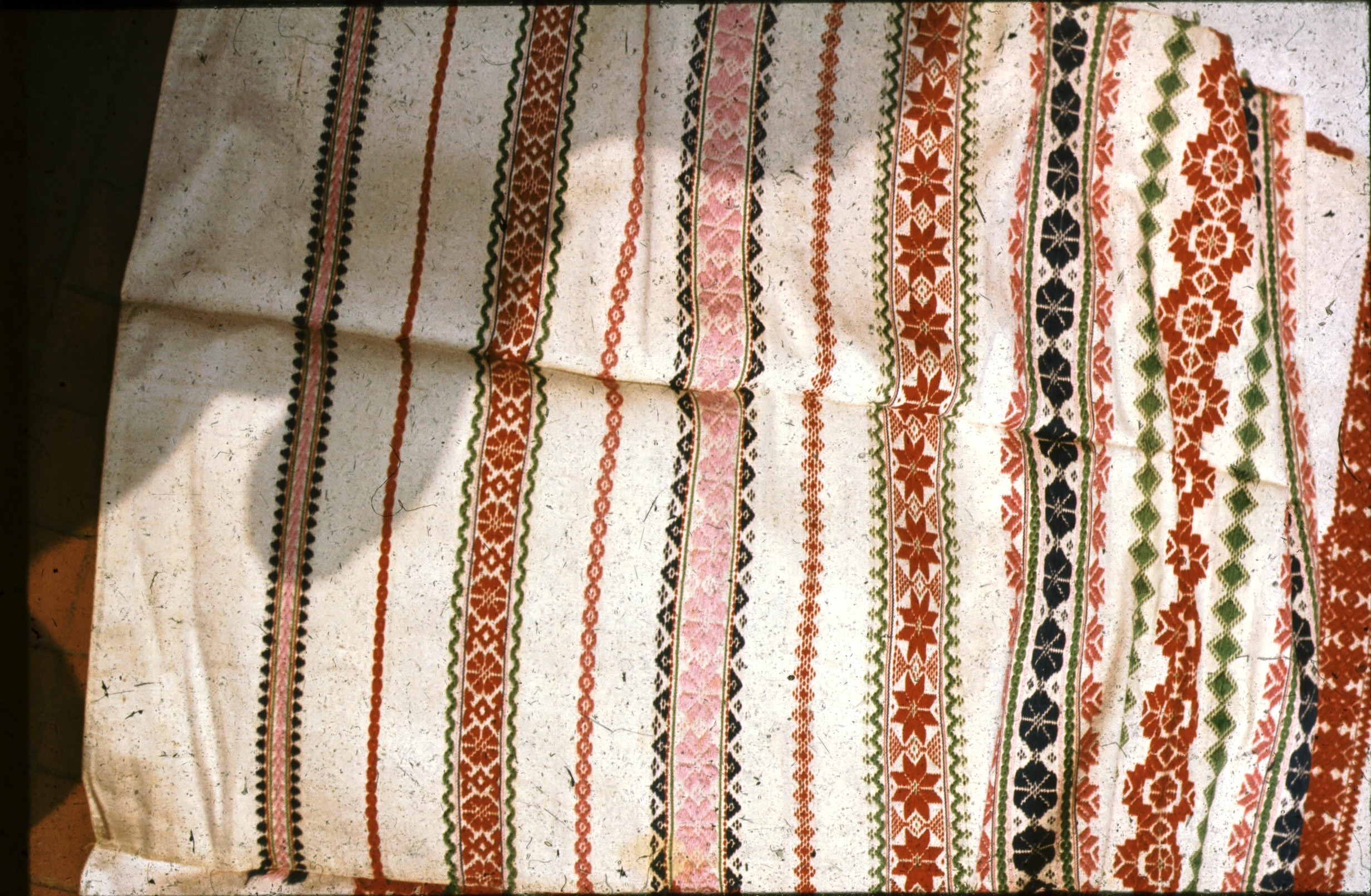 Többszínű szedett - mintás kendő (Rippl-Rónai Múzeum CC BY-NC-ND)