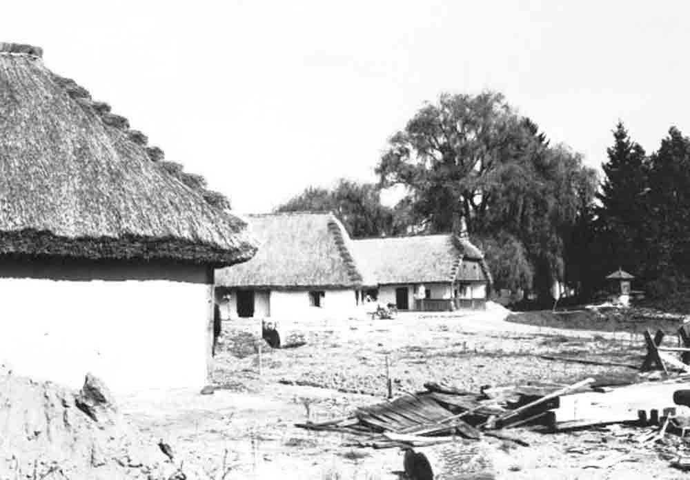 Rinyakovácsi ház és kisbajomi ház újjáépítés után (Rippl-Rónai Múzeum CC BY-NC-ND)