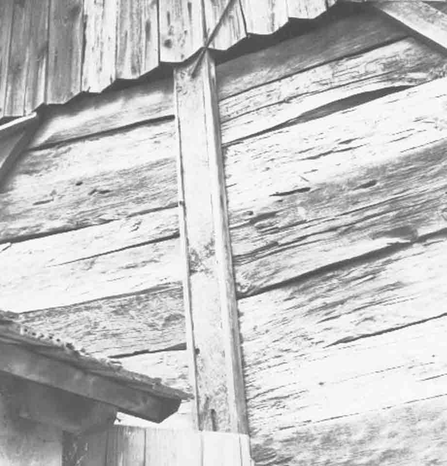 Zsilipelt boronás pajta hátsó keskenyebbik fala (Rippl-Rónai Múzeum CC BY-NC-ND)