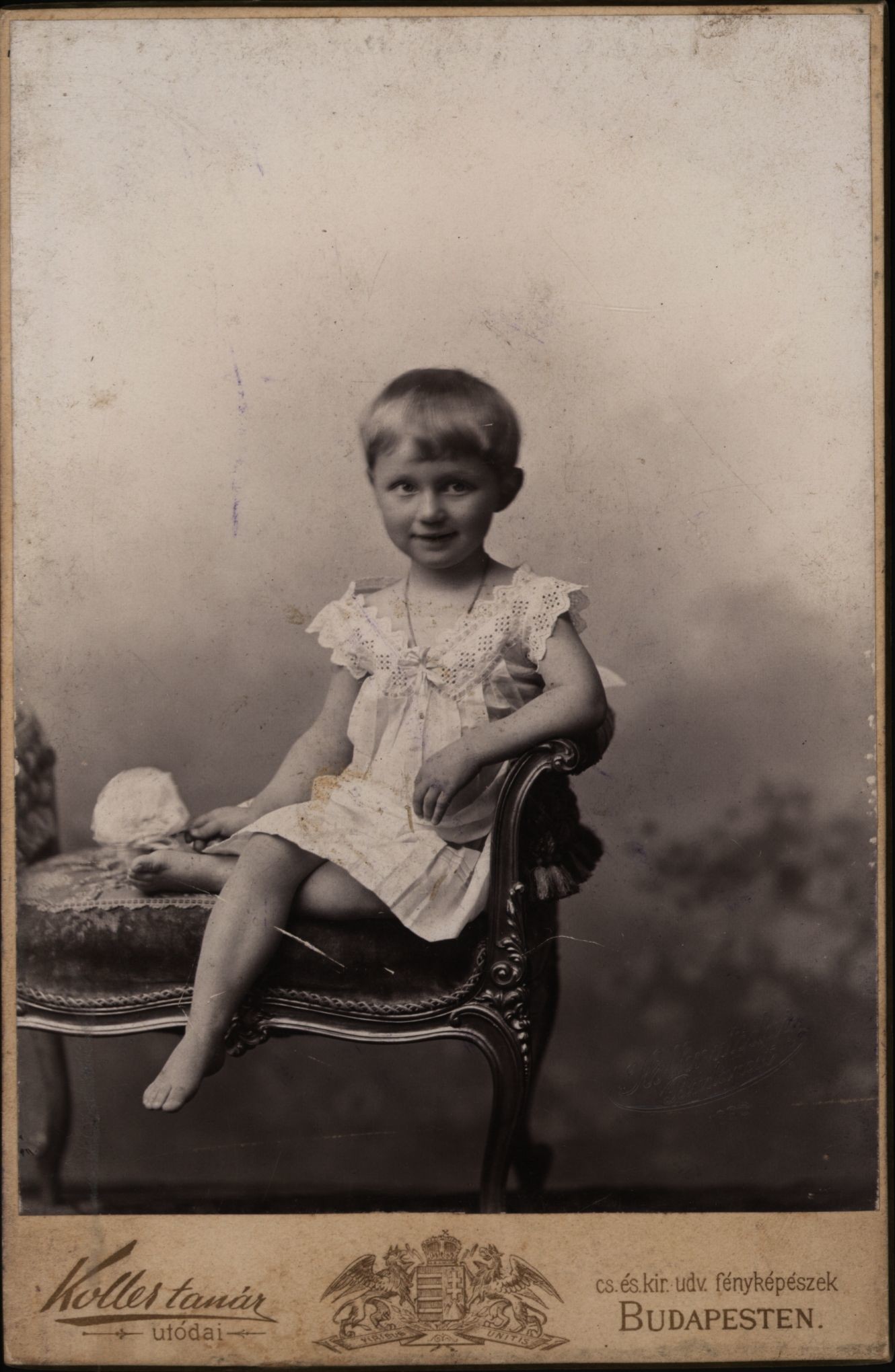 Goszthony Mária gyermekkori felvétele (Rippl-Rónai Múzeum CC BY-NC-SA)