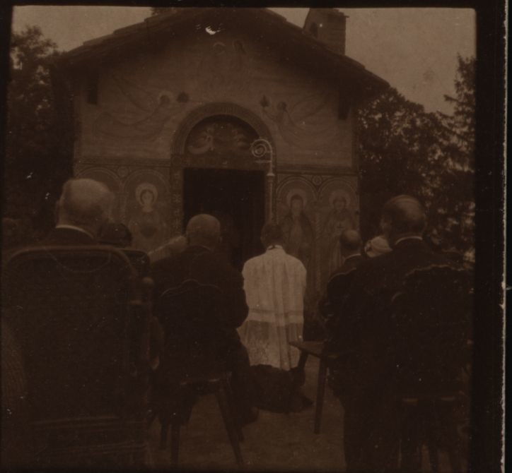 Istentisztelet a bárdibükki Porziunkola kápolnánál (Rippl-Rónai Múzeum CC BY-NC-SA)