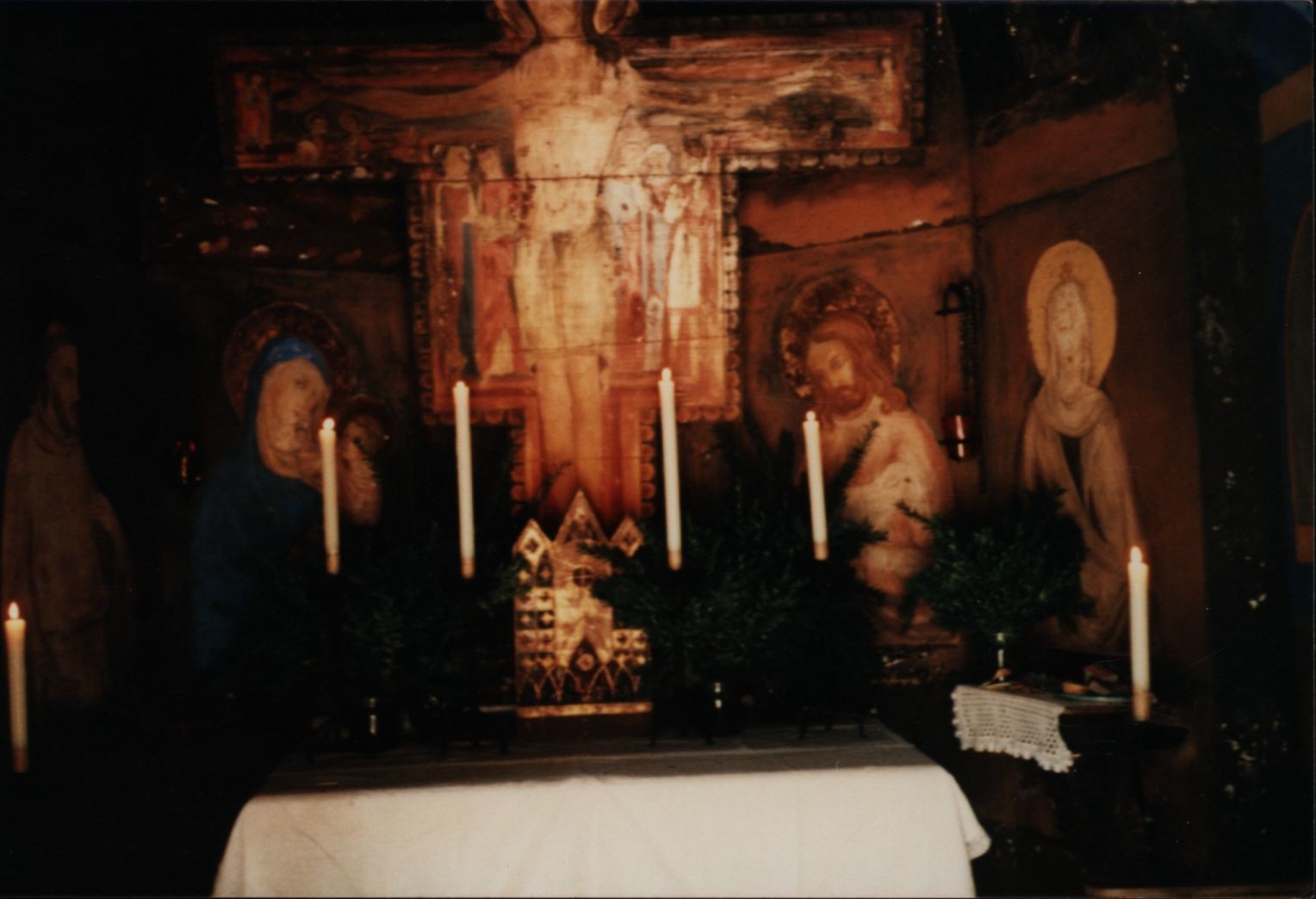 Istentisztelet a kápolnával (Rippl-Rónai Múzeum CC BY-NC-SA)