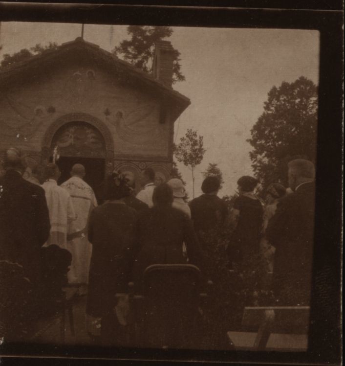 Istentisztelet a Porciunkola kápolnánál (Rippl-Rónai Múzeum CC BY-NC-SA)