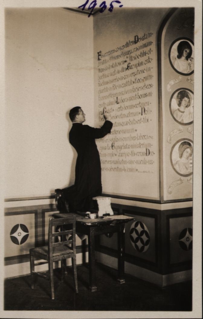 Kápolnafestő szerzetes (Rippl-Rónai Múzeum CC BY-NC-SA)