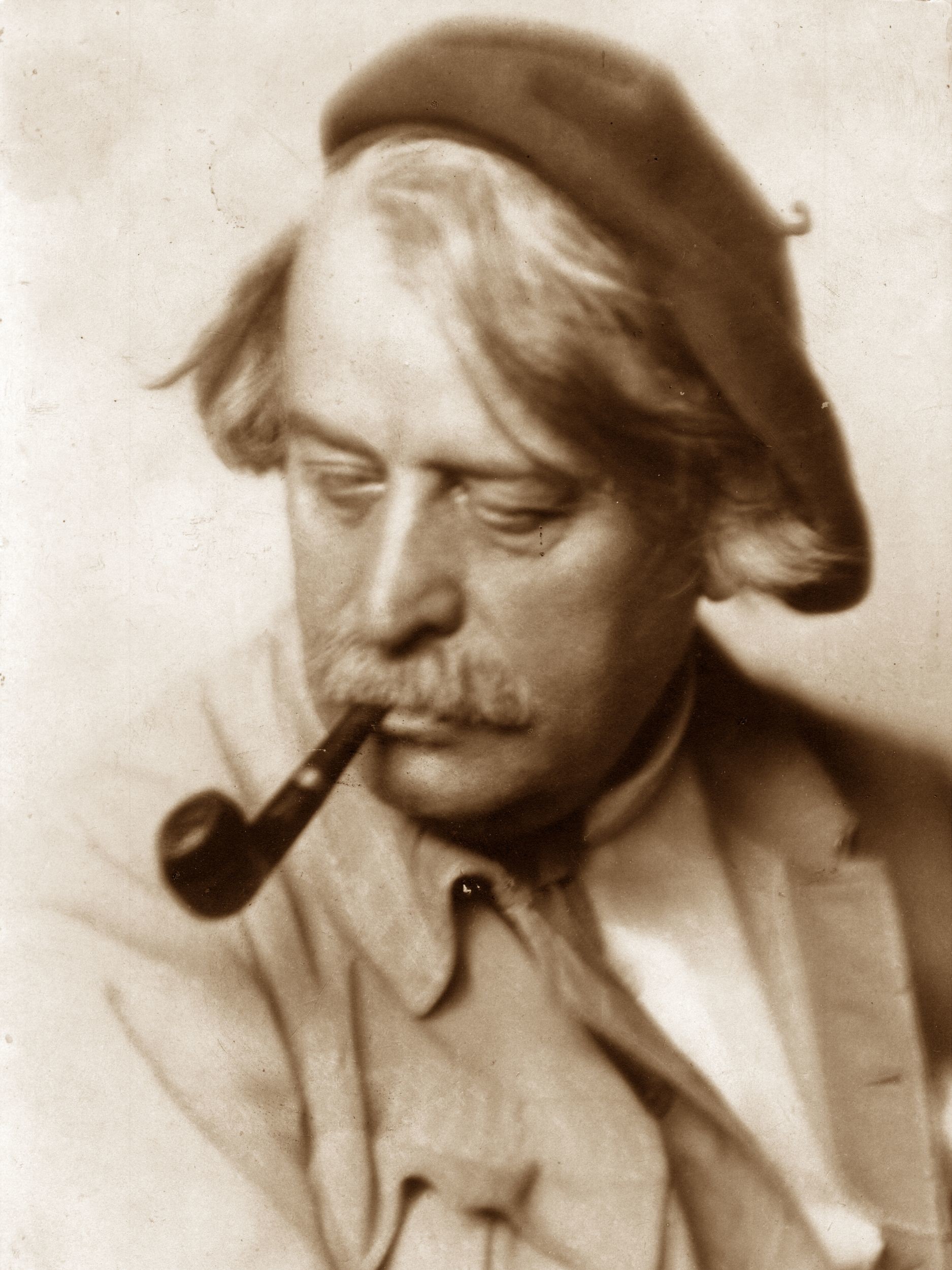 Rippl-Rónai József 1920. körül. Rónas Dénes fotója. SK-713 számon. (Rippl-Rónai Múzeum CC BY-NC-SA)