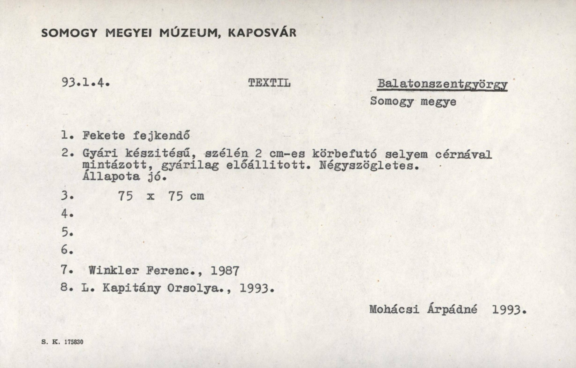 Fekete fejkendő (Rippl-Rónai Múzeum CC BY-NC-SA)