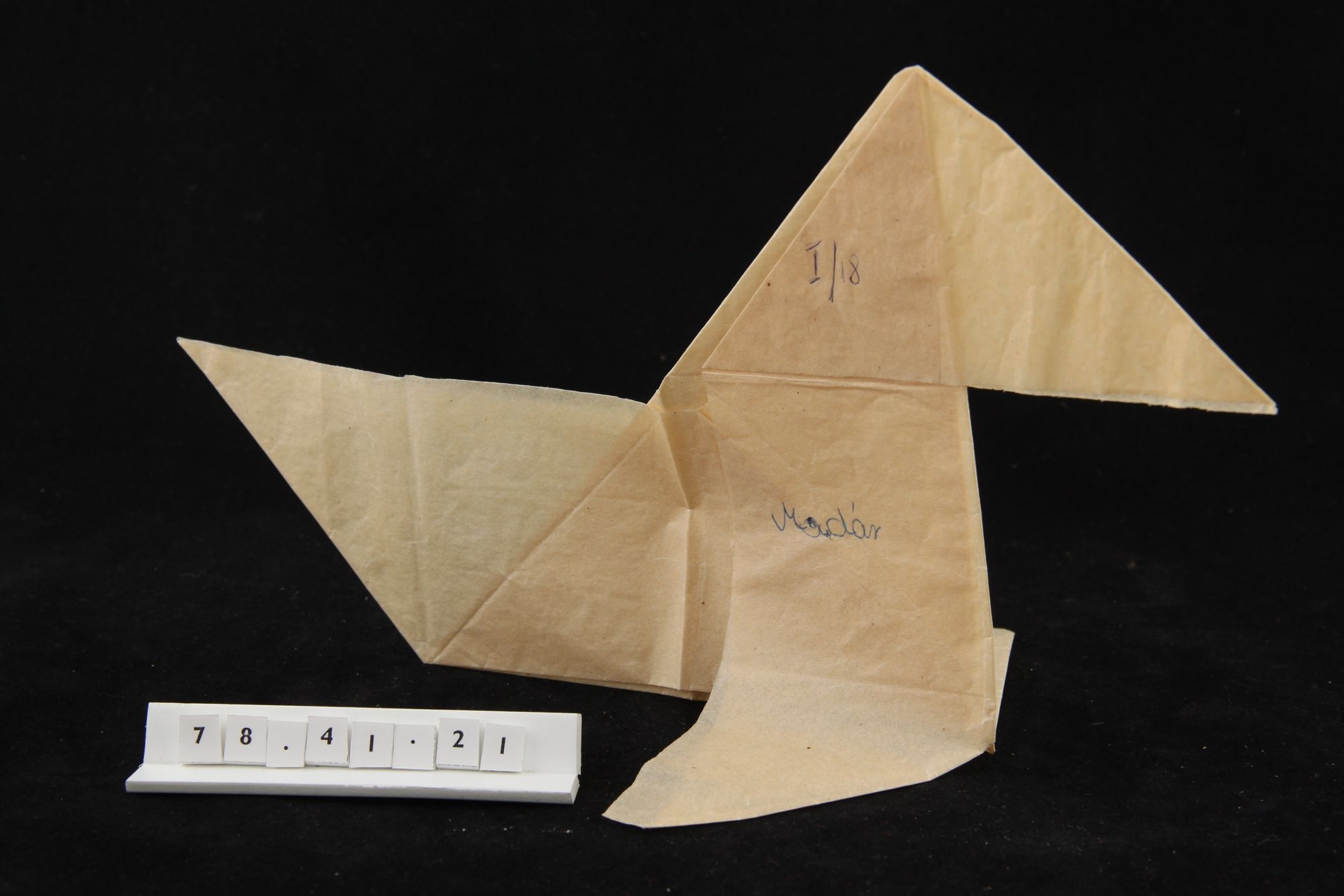 Hajtogatások (hajó, madár) (Rippl-Rónai Múzeum CC BY-NC-SA)