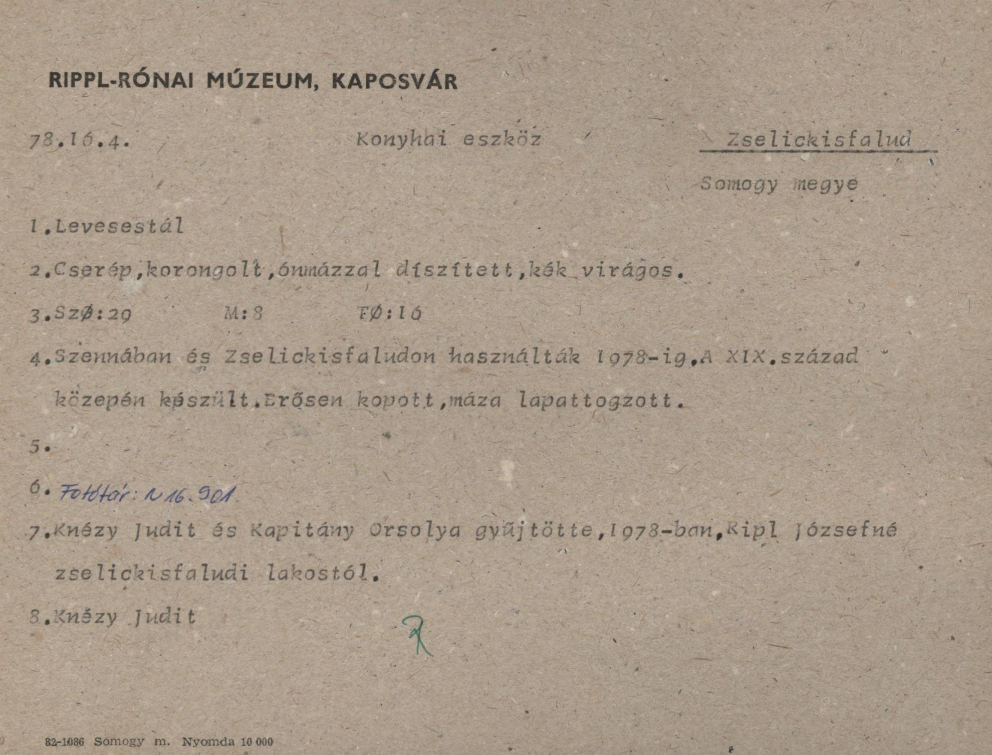 Leveses tál "leveses tál" (Rippl-Rónai Múzeum CC BY-NC-SA)