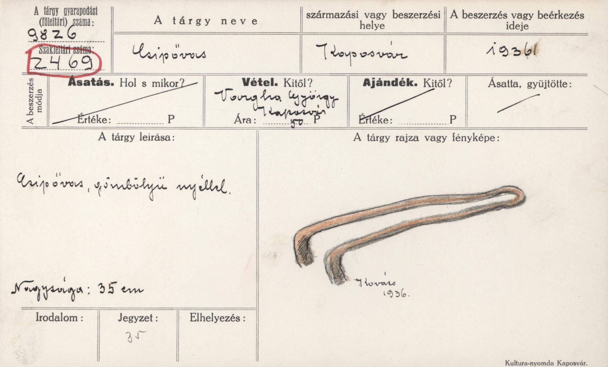 Csípővas (Rippl-Rónai Múzeum CC BY-NC-SA)