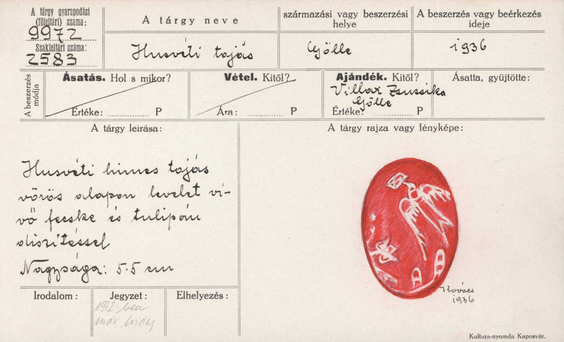 Húsvéti hímes tojás (Rippl-Rónai Múzeum CC BY-NC-SA)