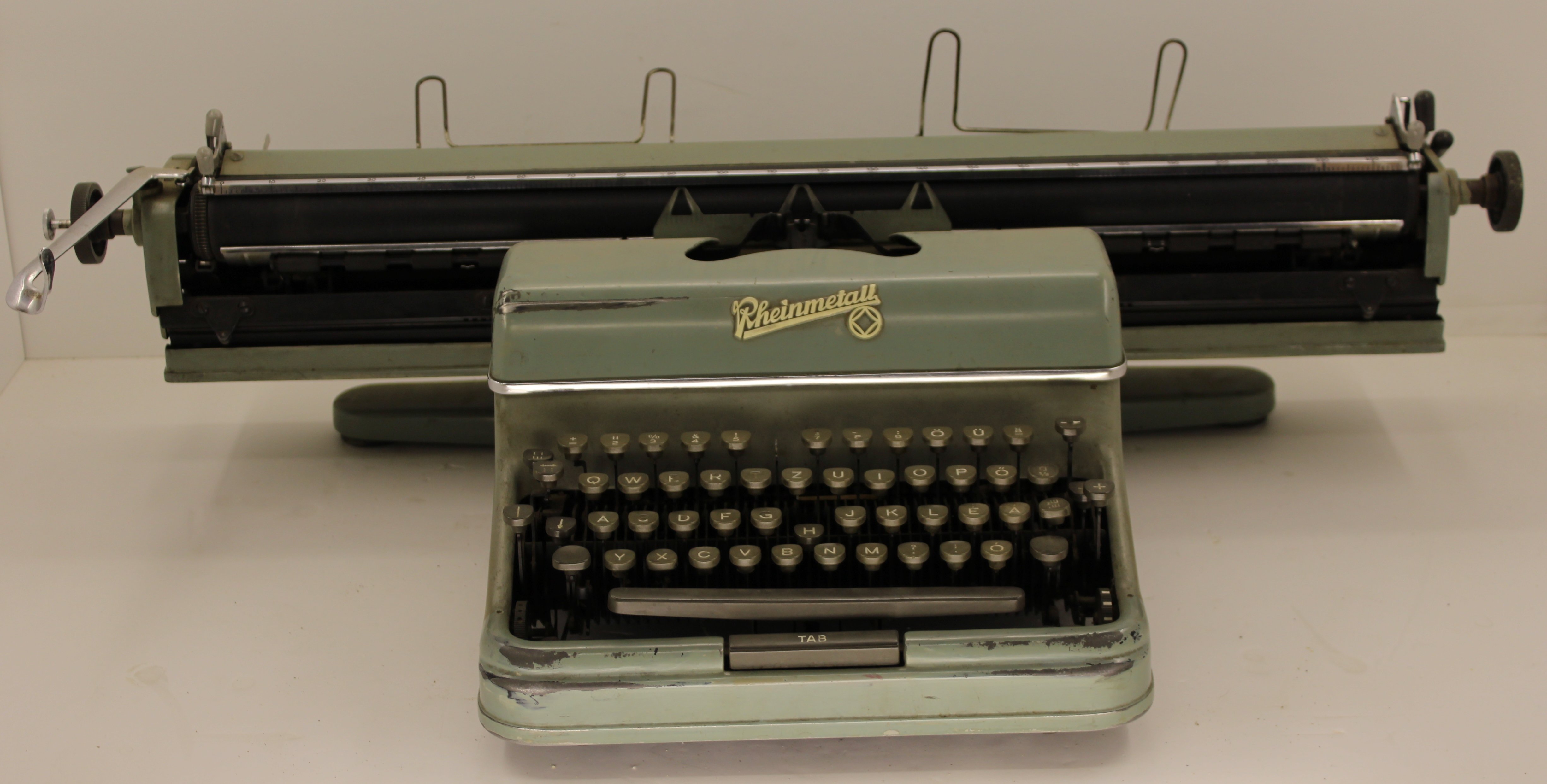 Rheinmetall írógép (Paksi Városi Múzeum - Paksi Képtár CC BY-NC-SA)