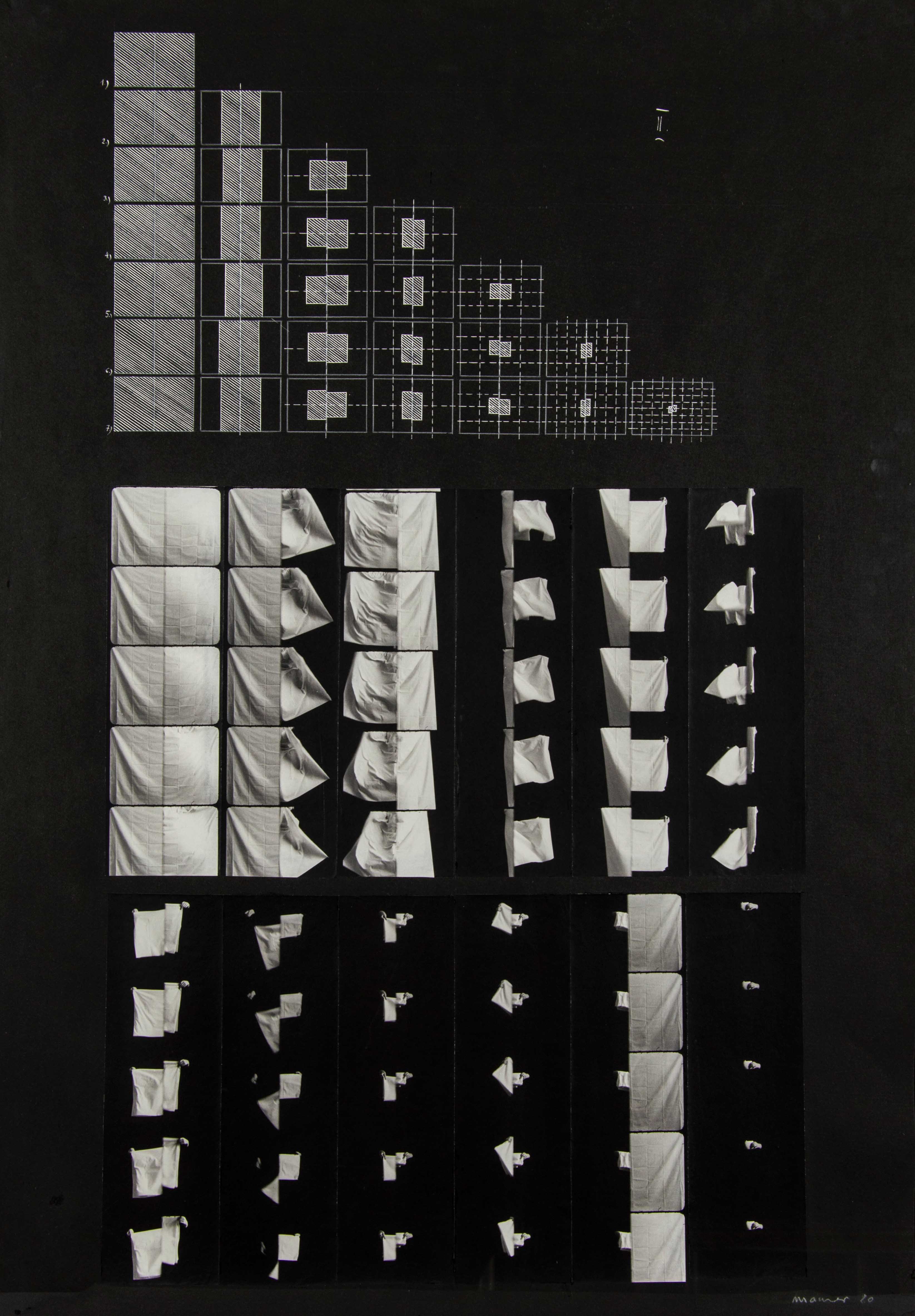 Maurer Dóra: Schemata and stills from the 16mm film "Timing" II. 1973-1980 (Paksi Városi Múzeum - Paksi Képtár CC BY-NC-SA)
