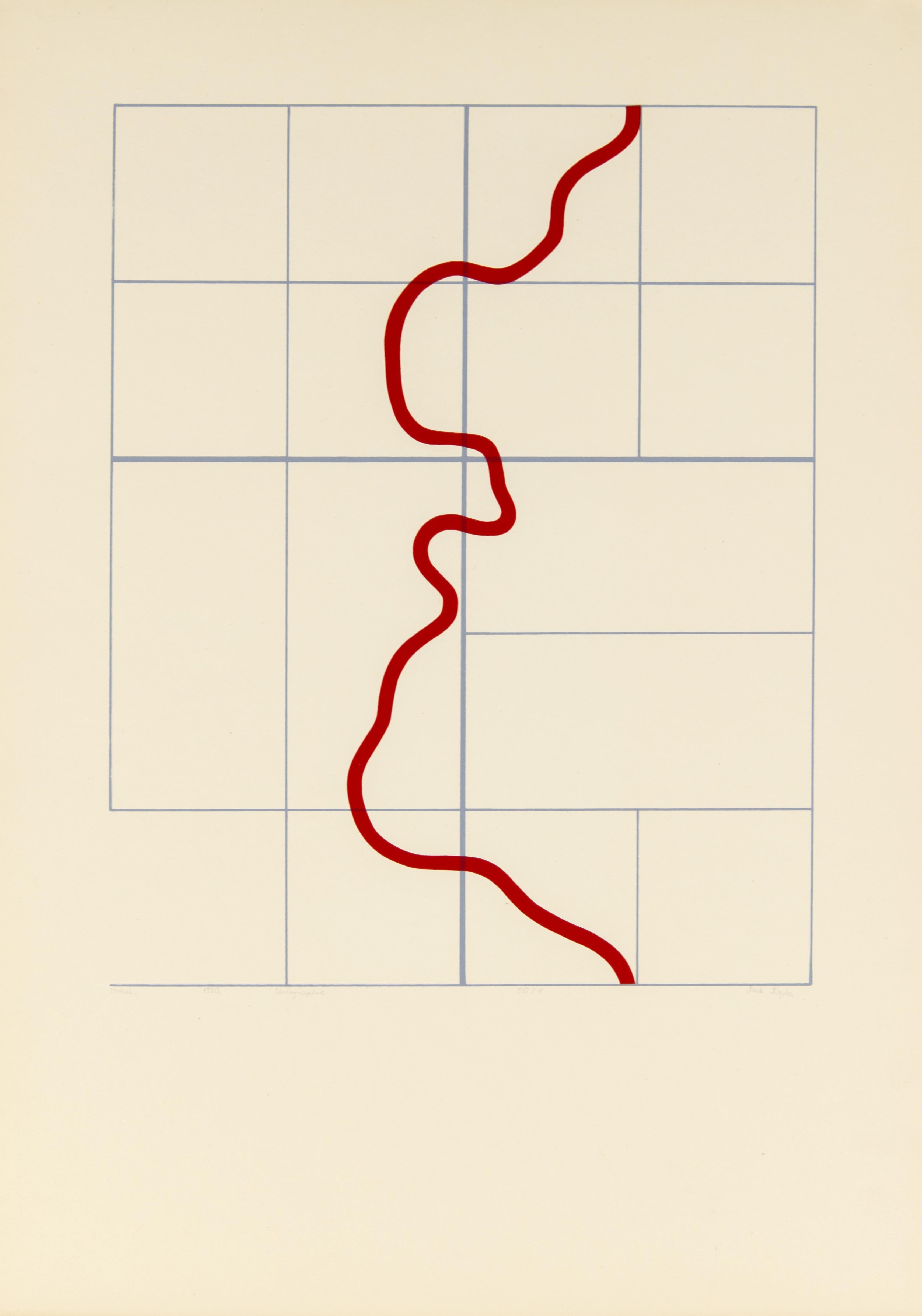Muk Ágota: VIKAT Mappa - Vonal (Paksi Városi Múzeum - Paksi Képtár CC BY-NC-SA)