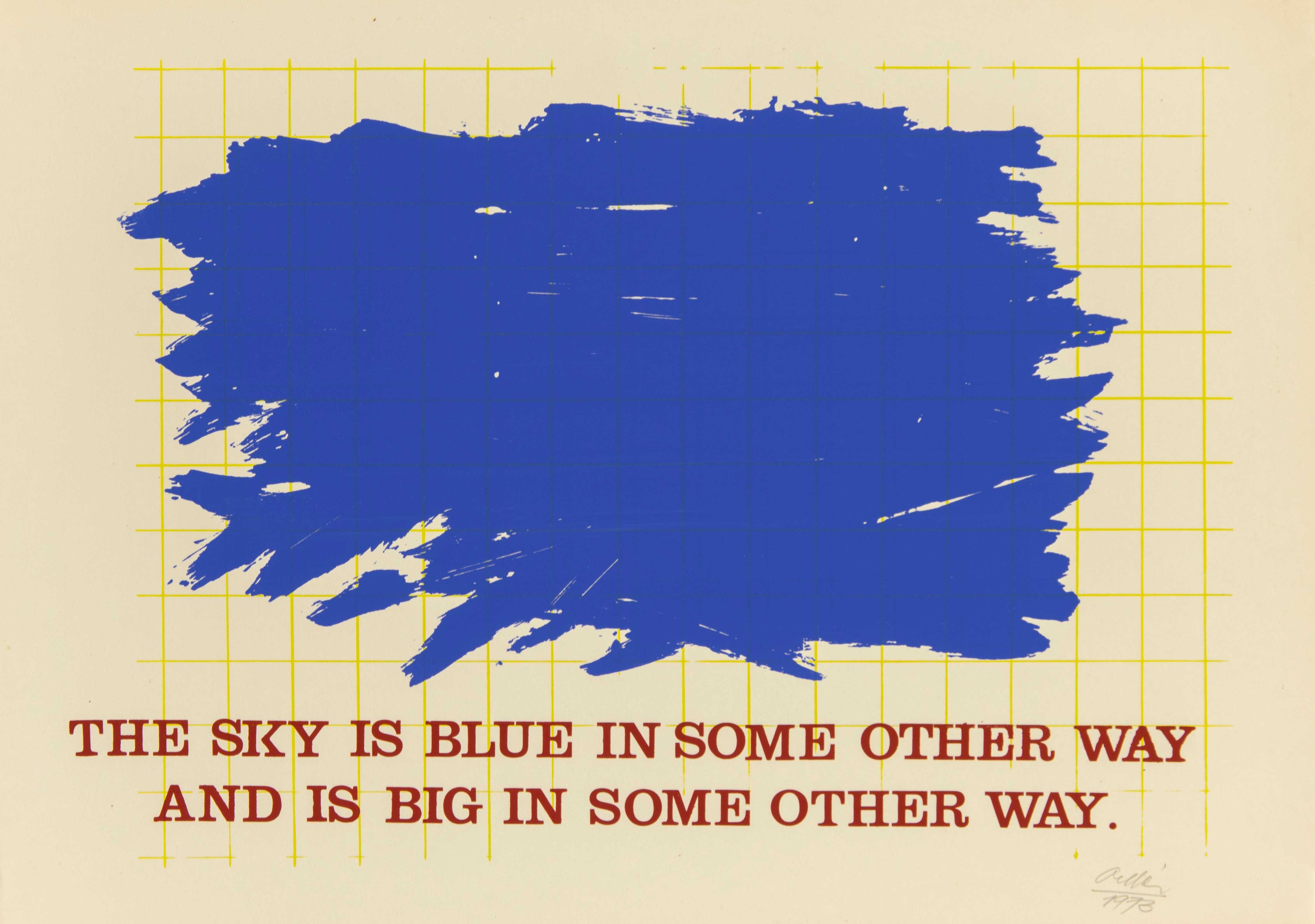 Gellér B. István: The Sky Is Blue in some other way and is big in some other way (Paksi Városi Múzeum - Paksi Képtár CC BY-NC-SA)