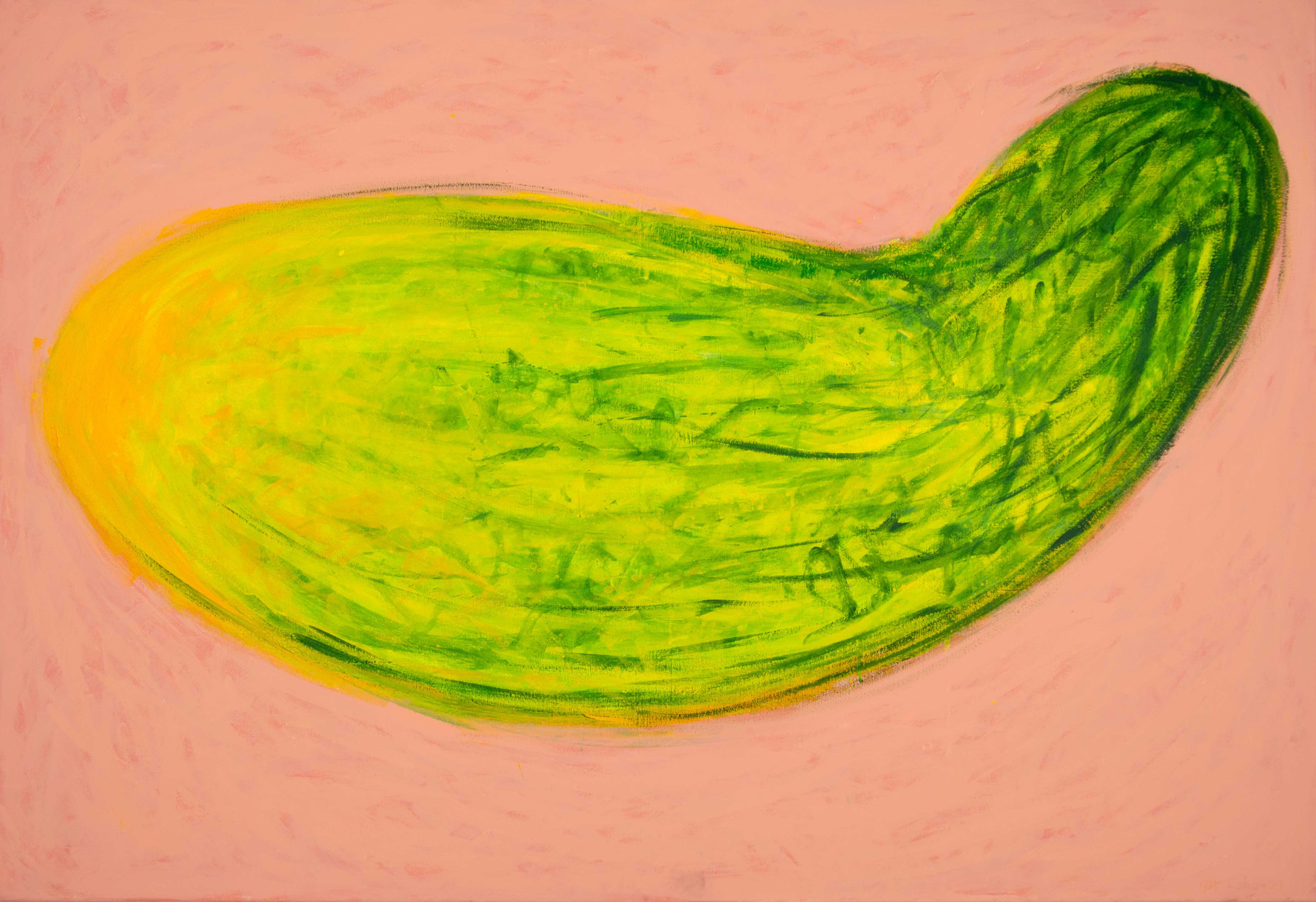 Rohonczi István: A nagy uborka (Paksi Városi Múzeum - Paksi Képtár CC BY-NC-SA)
