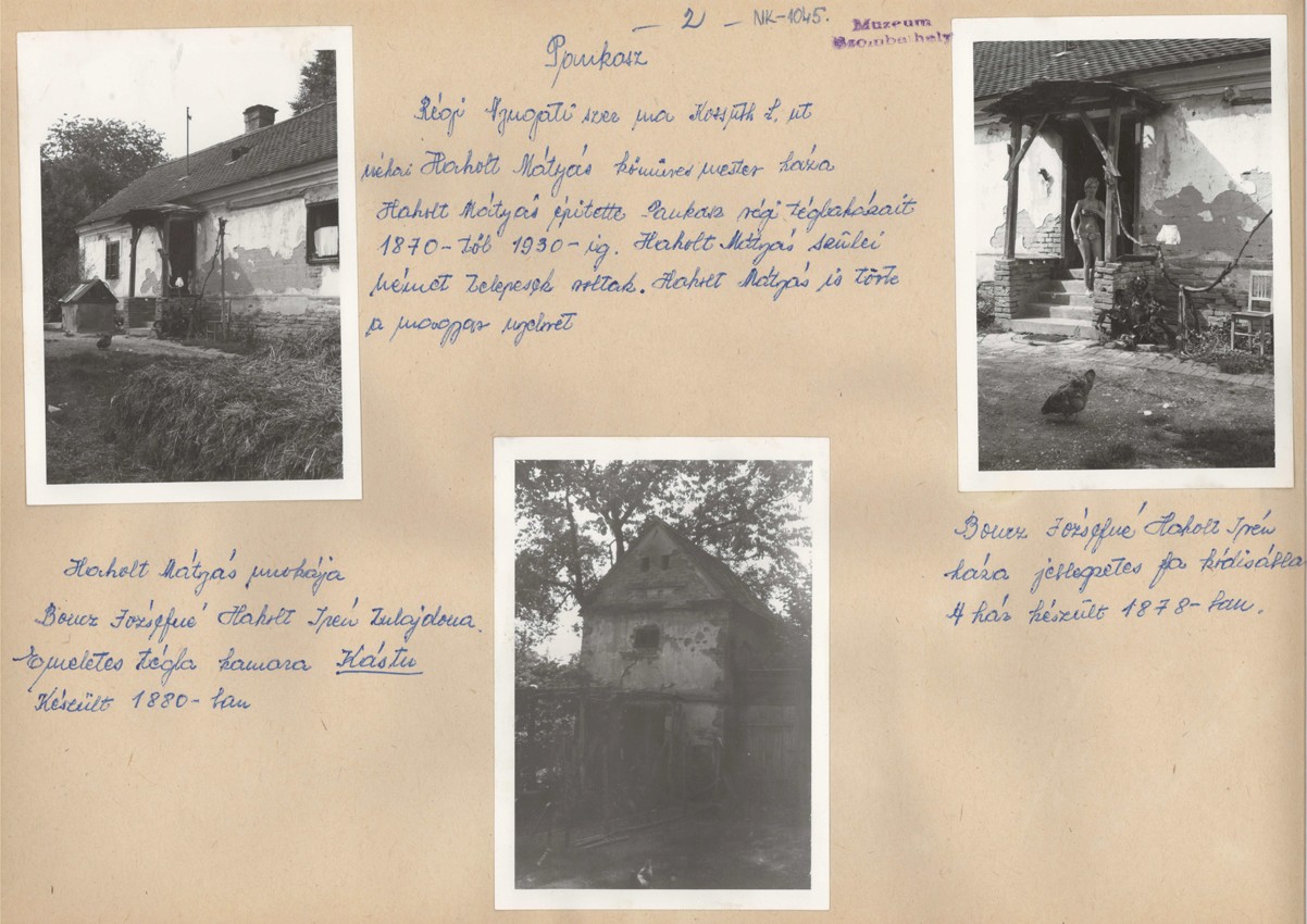 A pankaszi és nagyrákosi épületek és temetőrészletek fényképei (Savaria Megyei Hatókörű Városi Múzeum, Szombathely CC BY-NC-SA)