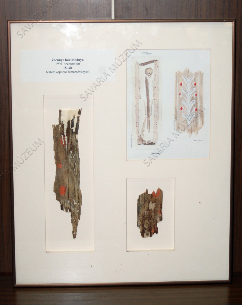 festett koporsó famaradványok (Savaria Megyei Hatókörű Városi Múzeum, Szombathely CC BY-NC-SA)