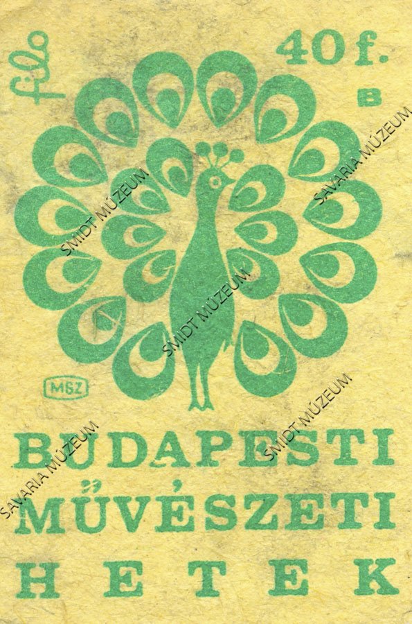 Gyufacímke, Budapesti Művészeti Hetek (Smidt Múzeum, Szombathely CC BY-NC-SA)