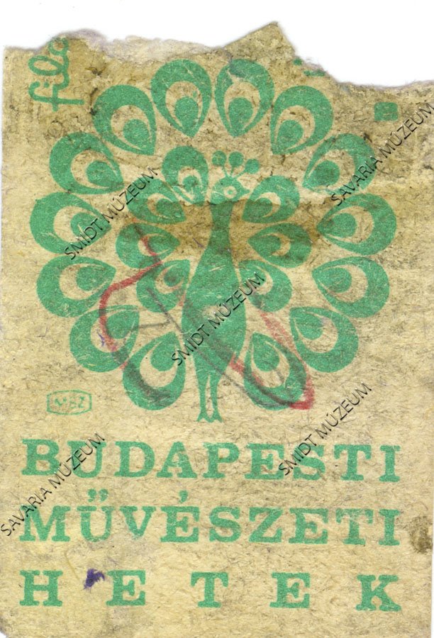 Gyufacímke, Budapesti Művészeti Hetek (Smidt Múzeum, Szombathely CC BY-NC-SA)