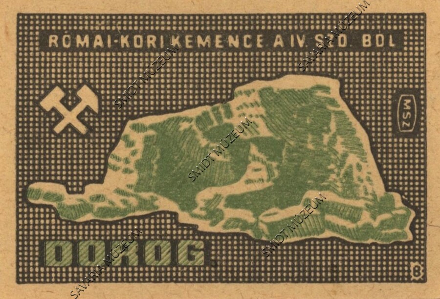 Gyufacímke, Komárom megye, Dorog, Római-kori kemence (Smidt Múzeum, Szombathely CC BY-NC-SA)