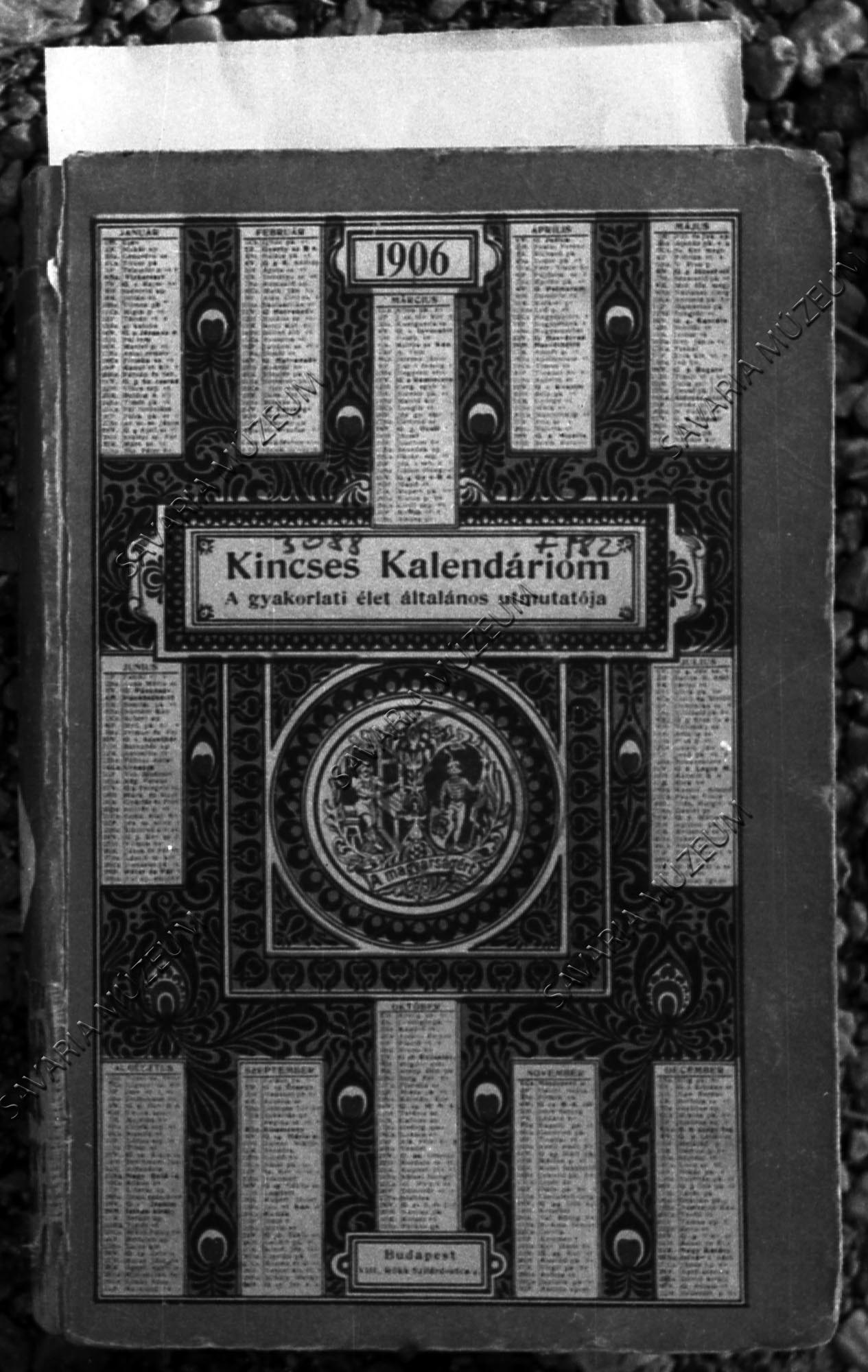 Chernel napló kalendáriumban (Savaria Megyei Hatókörű Városi Múzeum, Szombathely CC BY-NC-SA)
