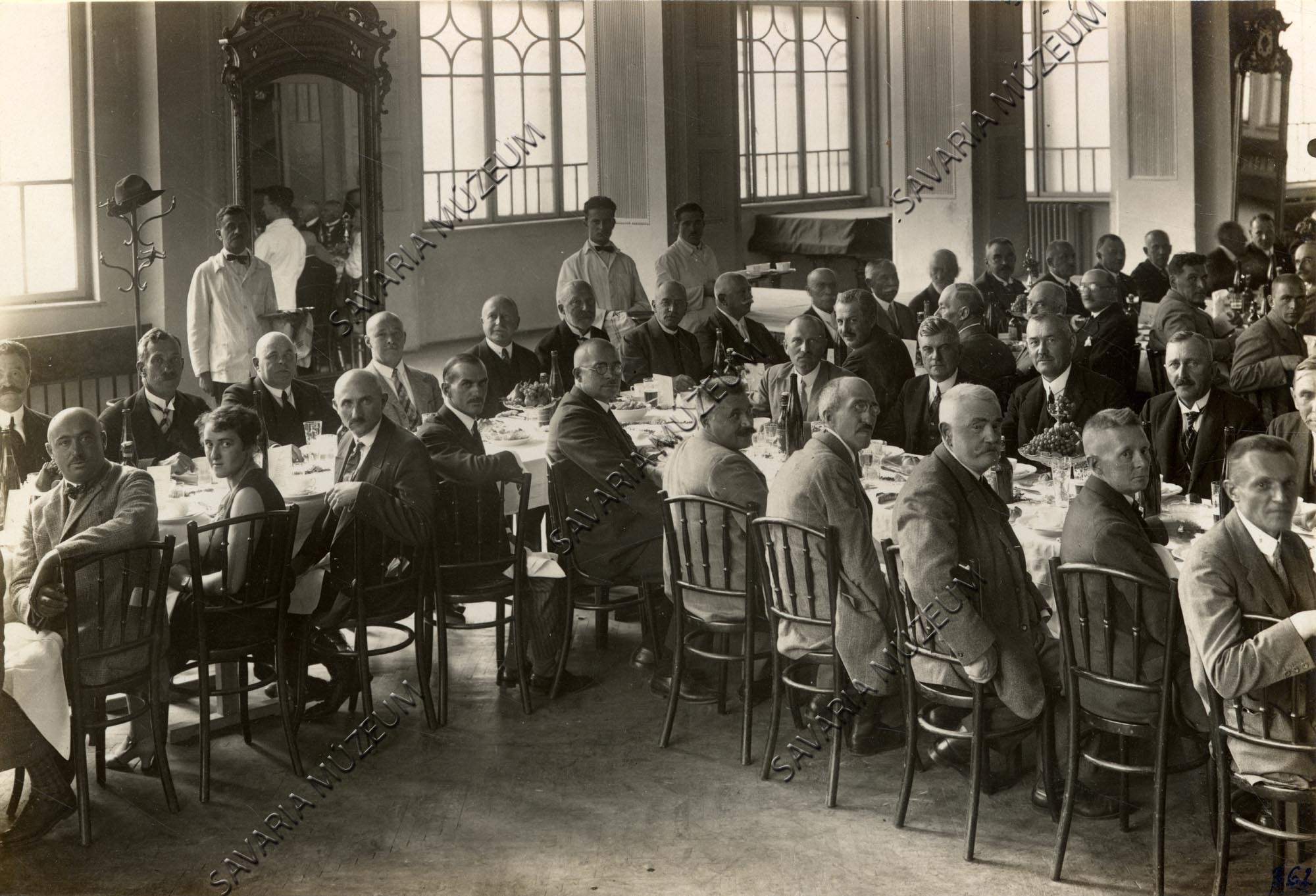 Erdészeti Egyesület bankettje. 1928. szeptember 3-6. (Savaria Megyei Hatókörű Városi Múzeum, Szombathely CC BY-NC-SA)
