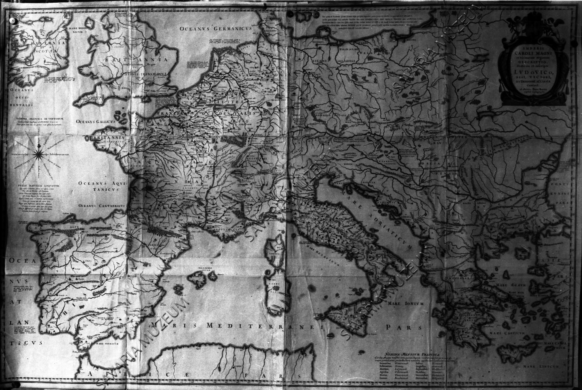Régi térkép (Savaria Megyei Hatókörű Városi Múzeum, Szombathely CC BY-NC-SA)