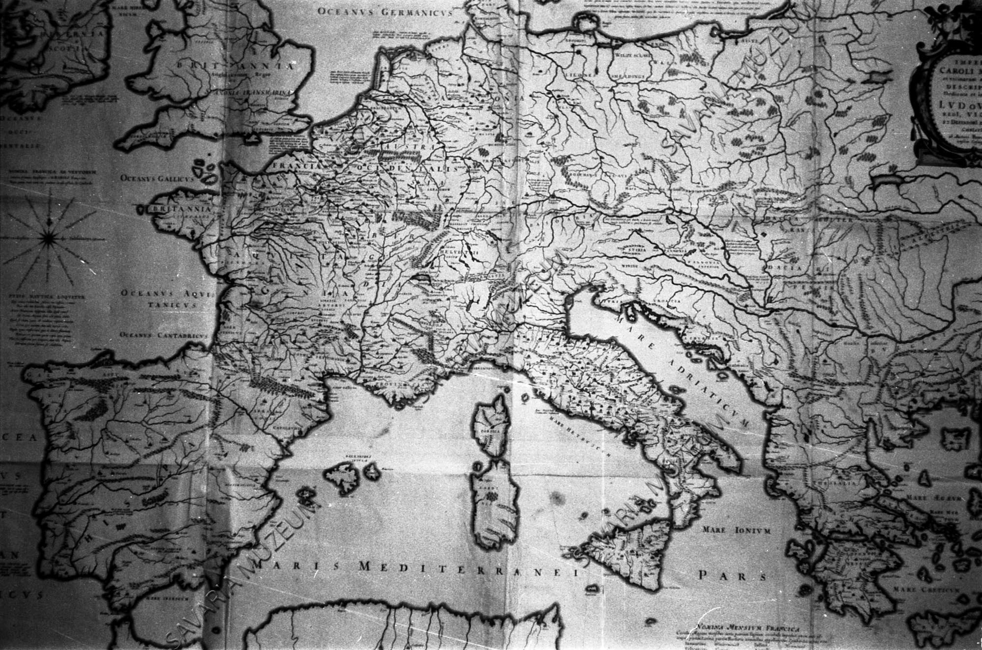 Térkép a XVII. század elejéről (Savaria Megyei Hatókörű Városi Múzeum, Szombathely CC BY-NC-SA)