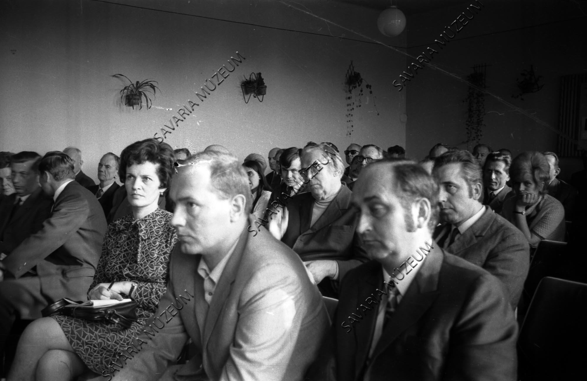 Eötvös Lóránd emlékülés hallgatói (Savaria Megyei Hatókörű Városi Múzeum, Szombathely CC BY-NC-SA)