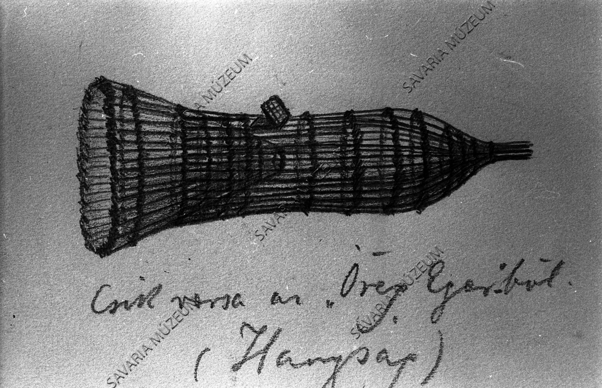 Chernel rajza: Csík varsa a Hanságból (Savaria Megyei Hatókörű Városi Múzeum, Szombathely CC BY-NC-SA)