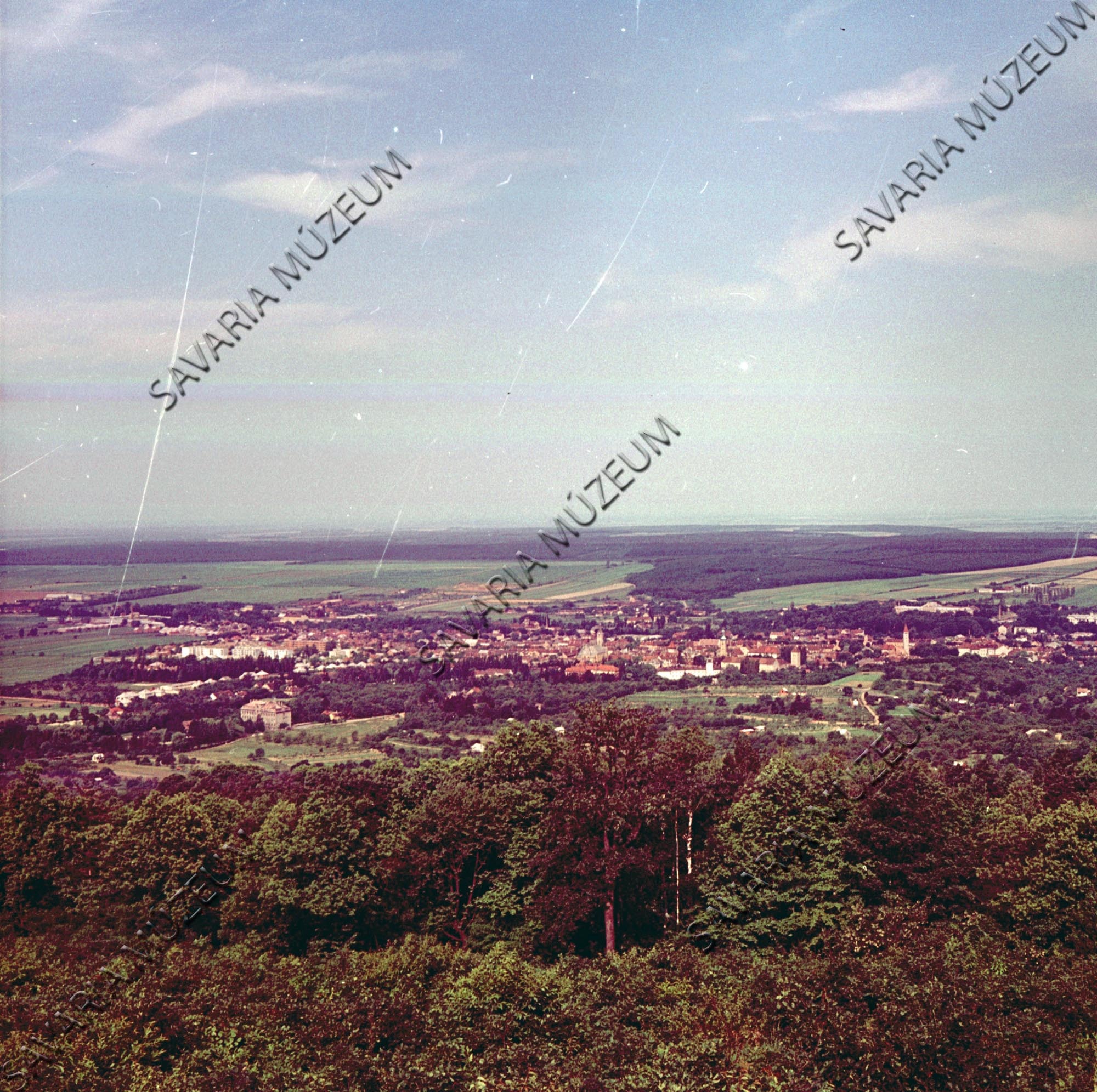 Látkép a Szabó-hegyről (Savaria Megyei Hatókörű Városi Múzeum, Szombathely CC BY-NC-SA)