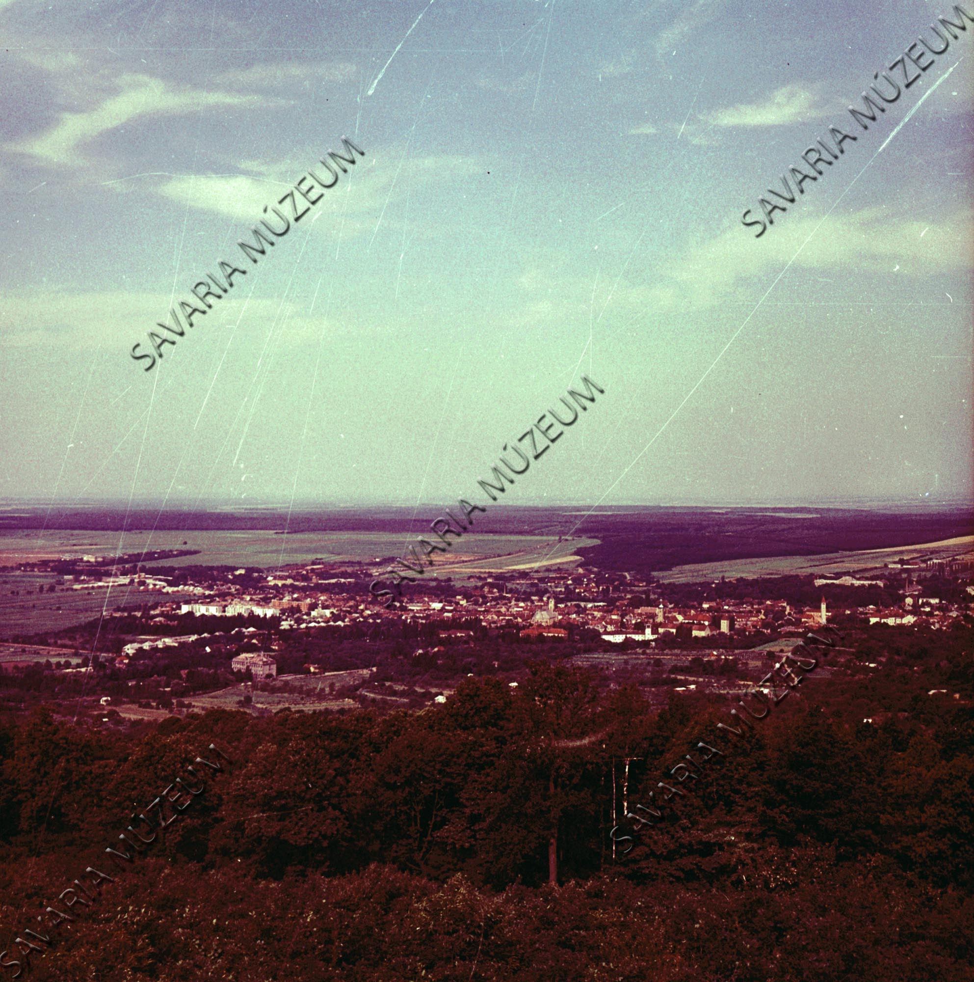 Látkép a Szabó-hegyről (Savaria Megyei Hatókörű Városi Múzeum, Szombathely CC BY-NC-SA)