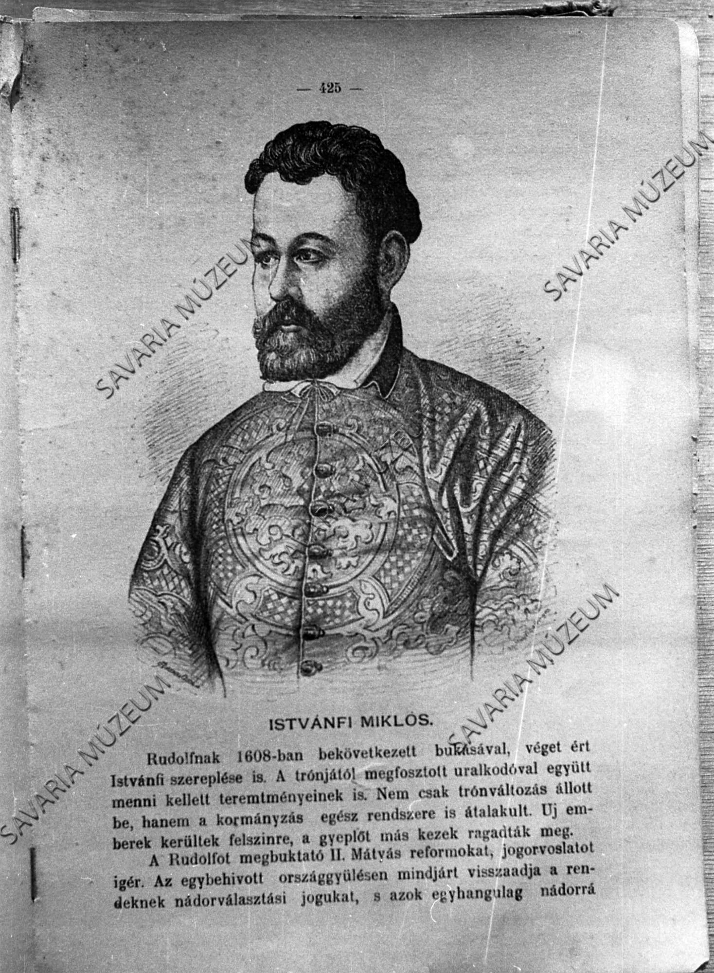 Istvánfi Miklós (Savaria Megyei Hatókörű Városi Múzeum, Szombathely CC BY-NC-SA)