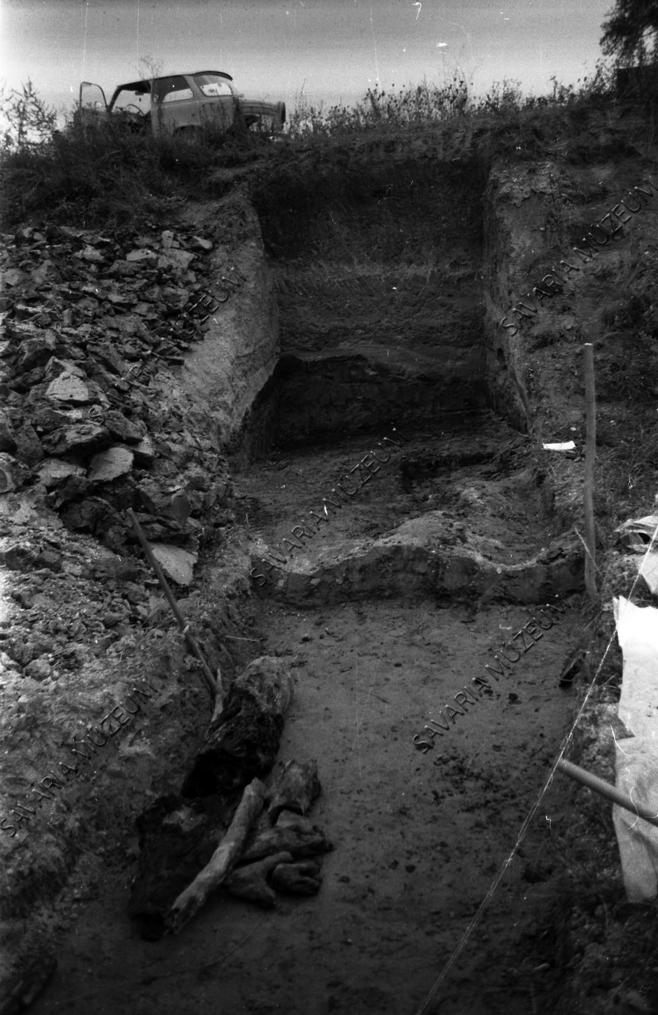 Tőzegtelep ásatása (Savaria Megyei Hatókörű Városi Múzeum, Szombathely CC BY-NC-SA)