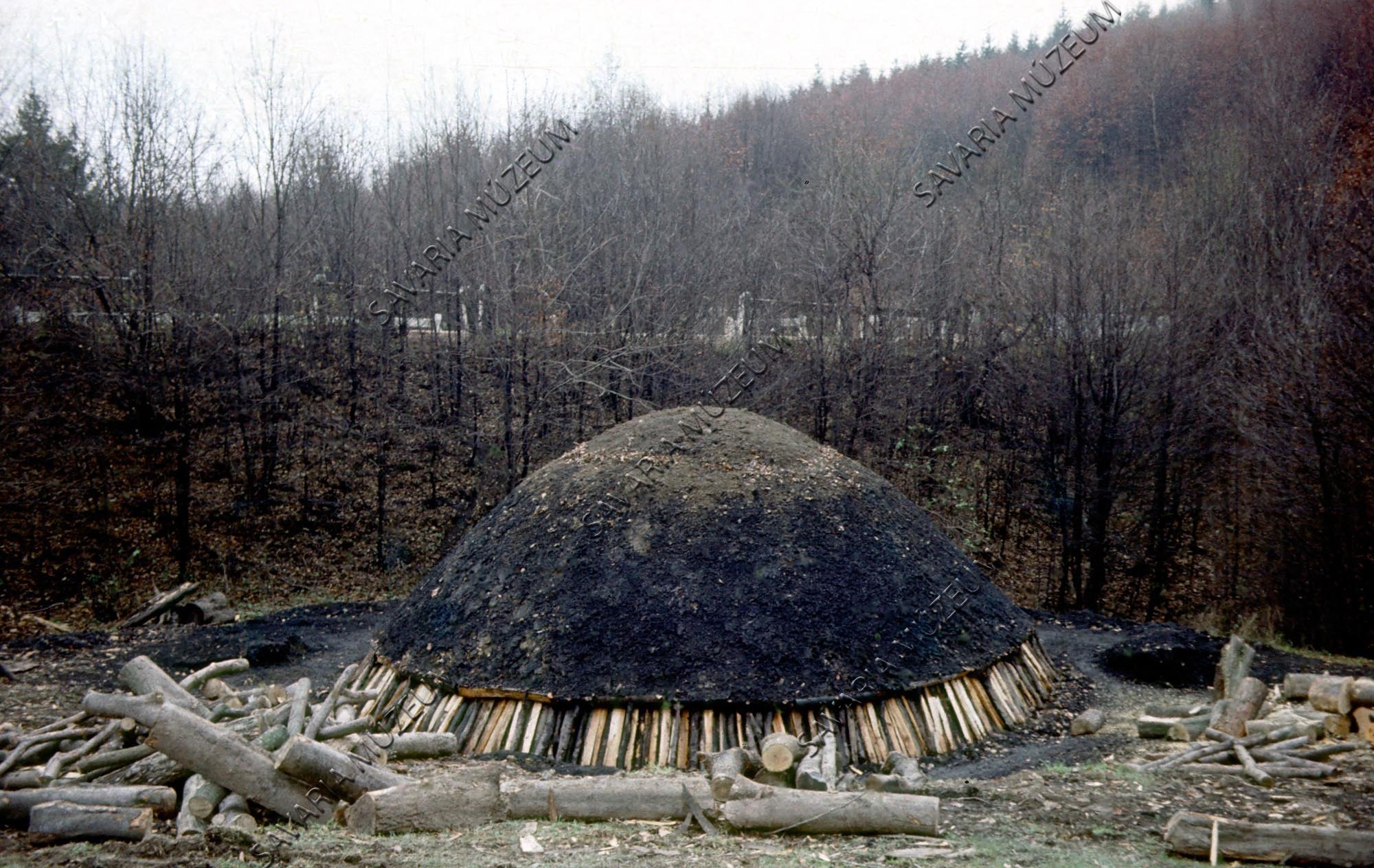 Faszénégető boglya (Savaria Megyei Hatókörű Városi Múzeum, Szombathely CC BY-NC-SA)