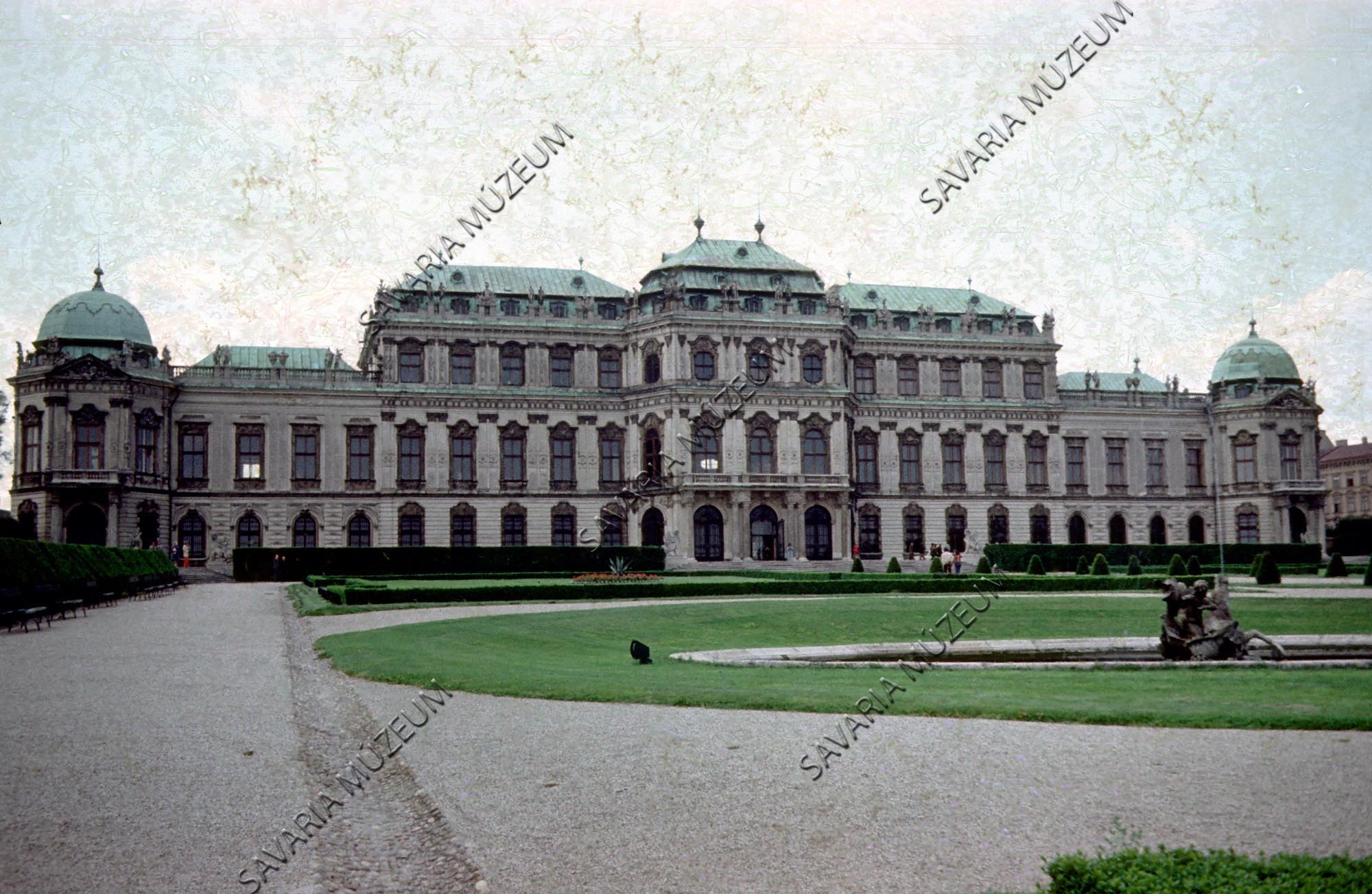 A Belvedere palota részlete (Savaria Megyei Hatókörű Városi Múzeum, Szombathely CC BY-NC-SA)
