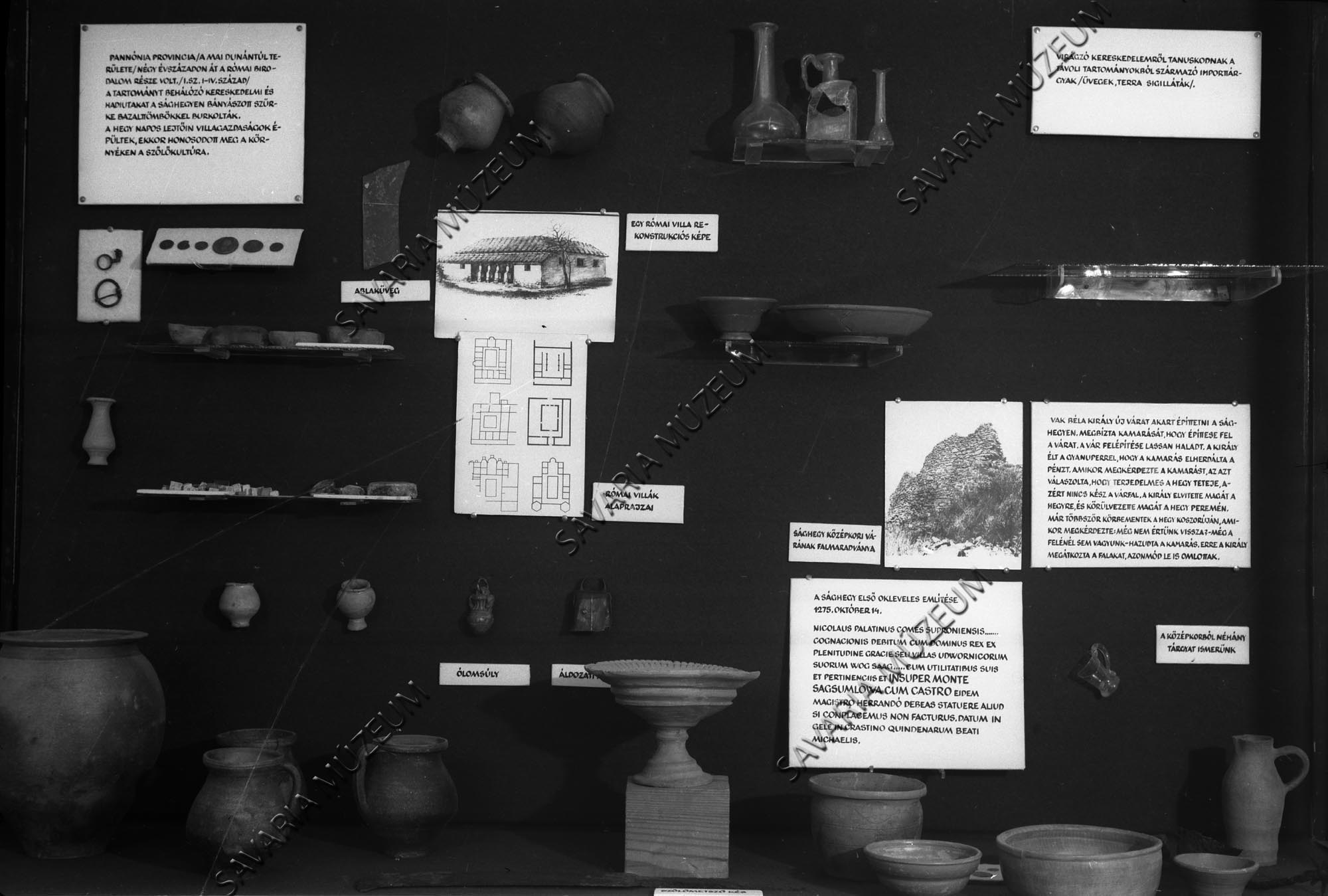 Sághegyi Múzeum III. tároló: Római anyag (Savaria Megyei Hatókörű Városi Múzeum, Szombathely CC BY-NC-SA)