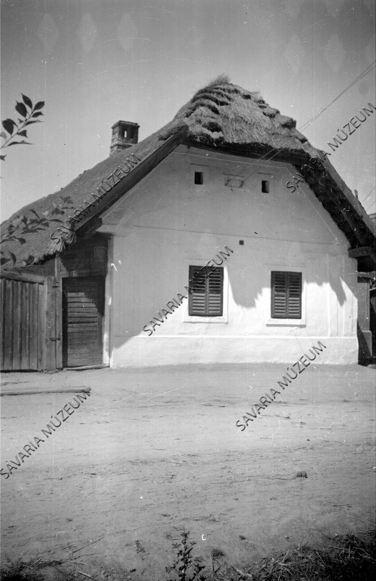 Zsuppos ház homlokzata (Savaria Megyei Hatókörű Városi Múzeum, Szombathely CC BY-NC-SA)