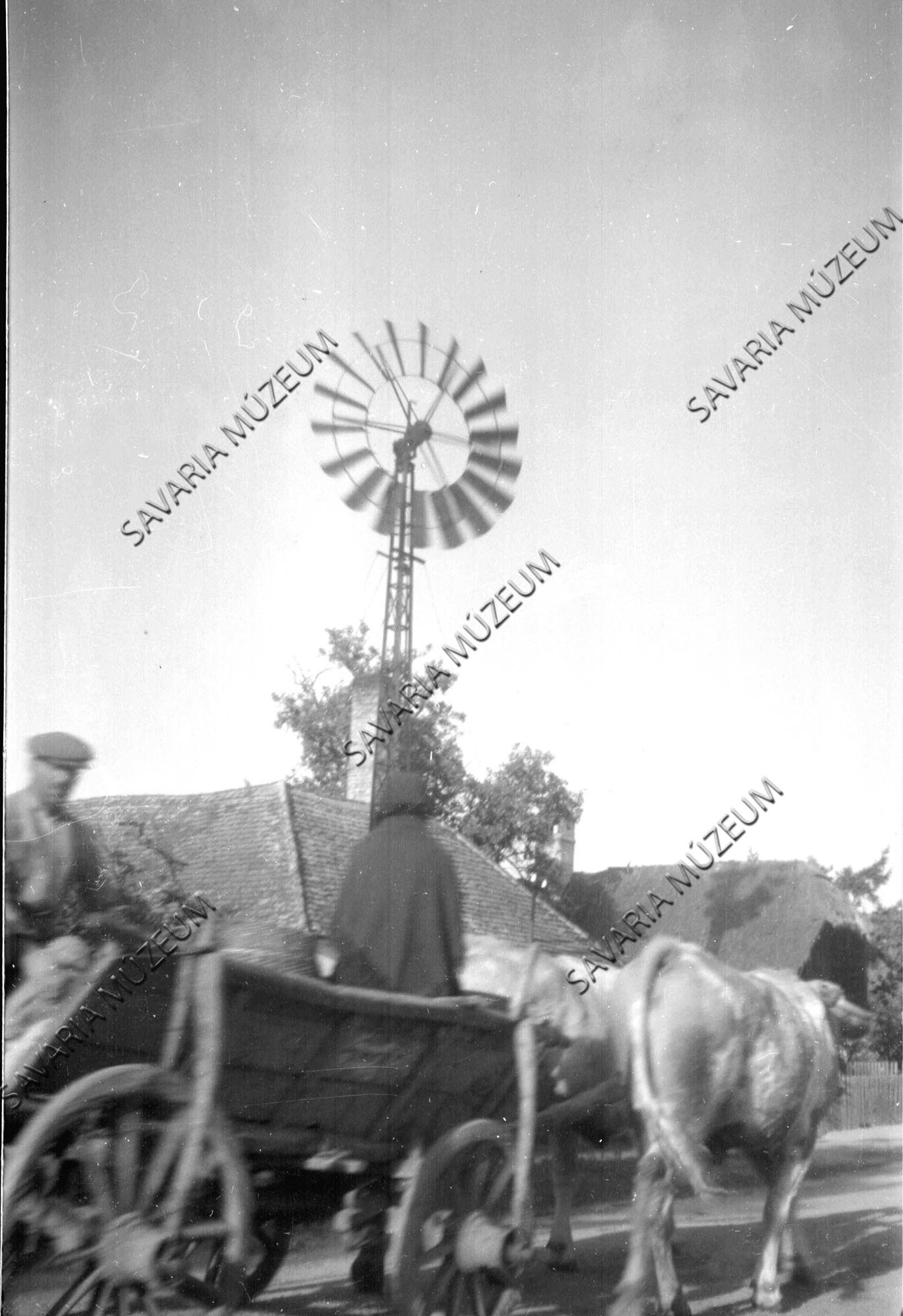 Ökrös szekér - szélmotor (Savaria Megyei Hatókörű Városi Múzeum, Szombathely CC BY-NC-SA)