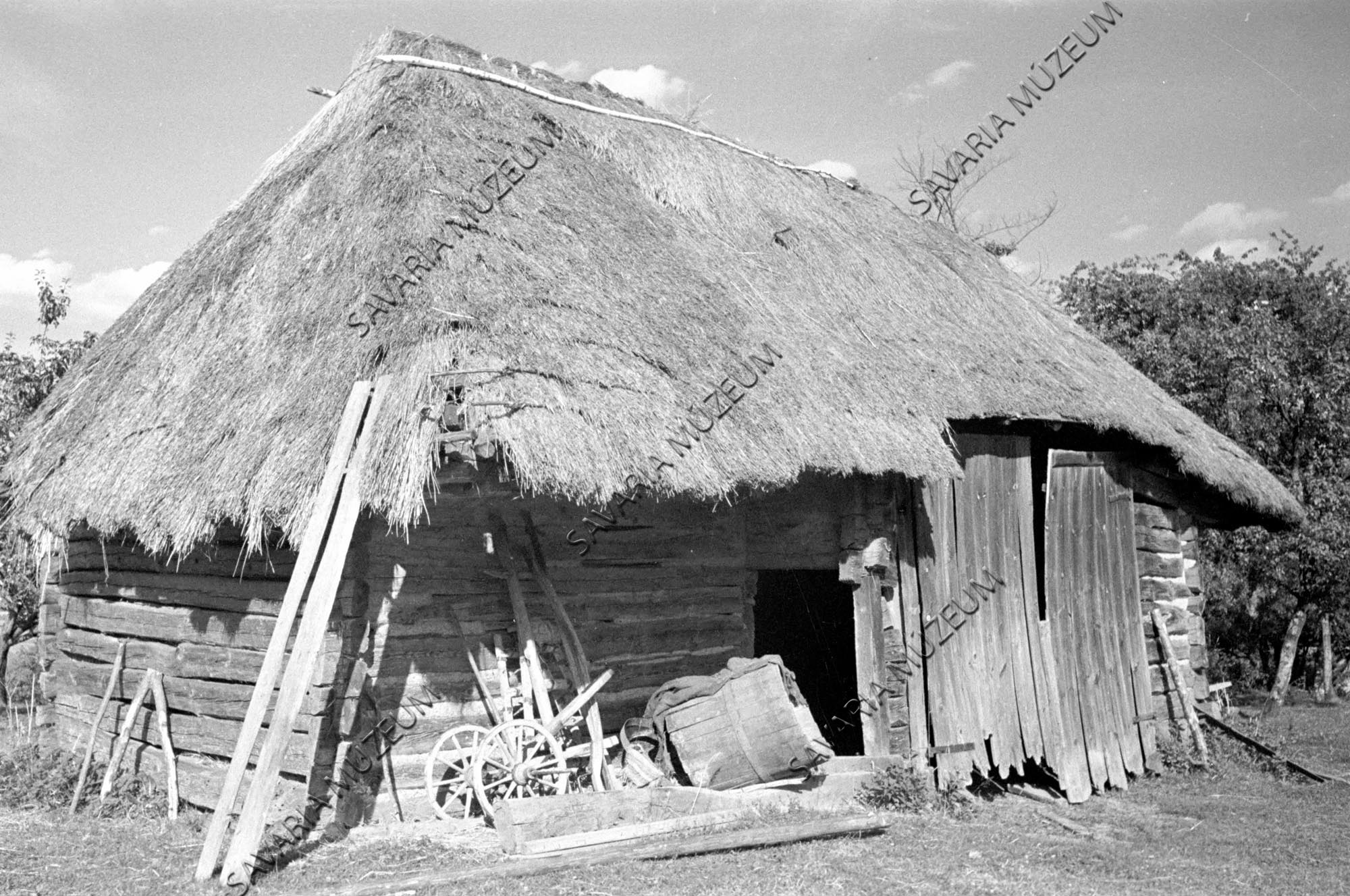 Boronafalu pajta Tamaskóéknál (Savaria Megyei Hatókörű Városi Múzeum, Szombathely CC BY-NC-SA)