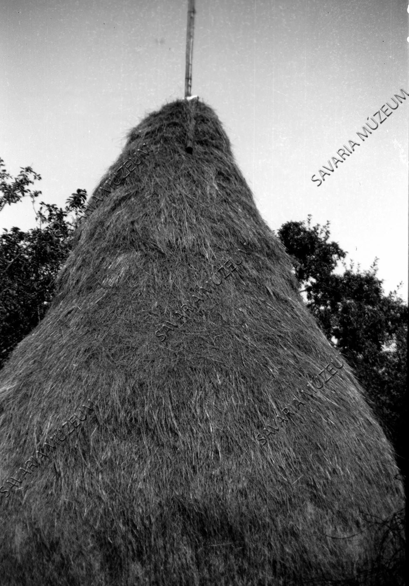 Nyársba rakott szénaboglya. (Savaria Megyei Hatókörű Városi Múzeum, Szombathely CC BY-NC-SA)